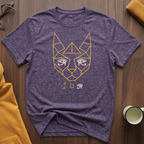 Geometric Egyptian Cat T-Shirt