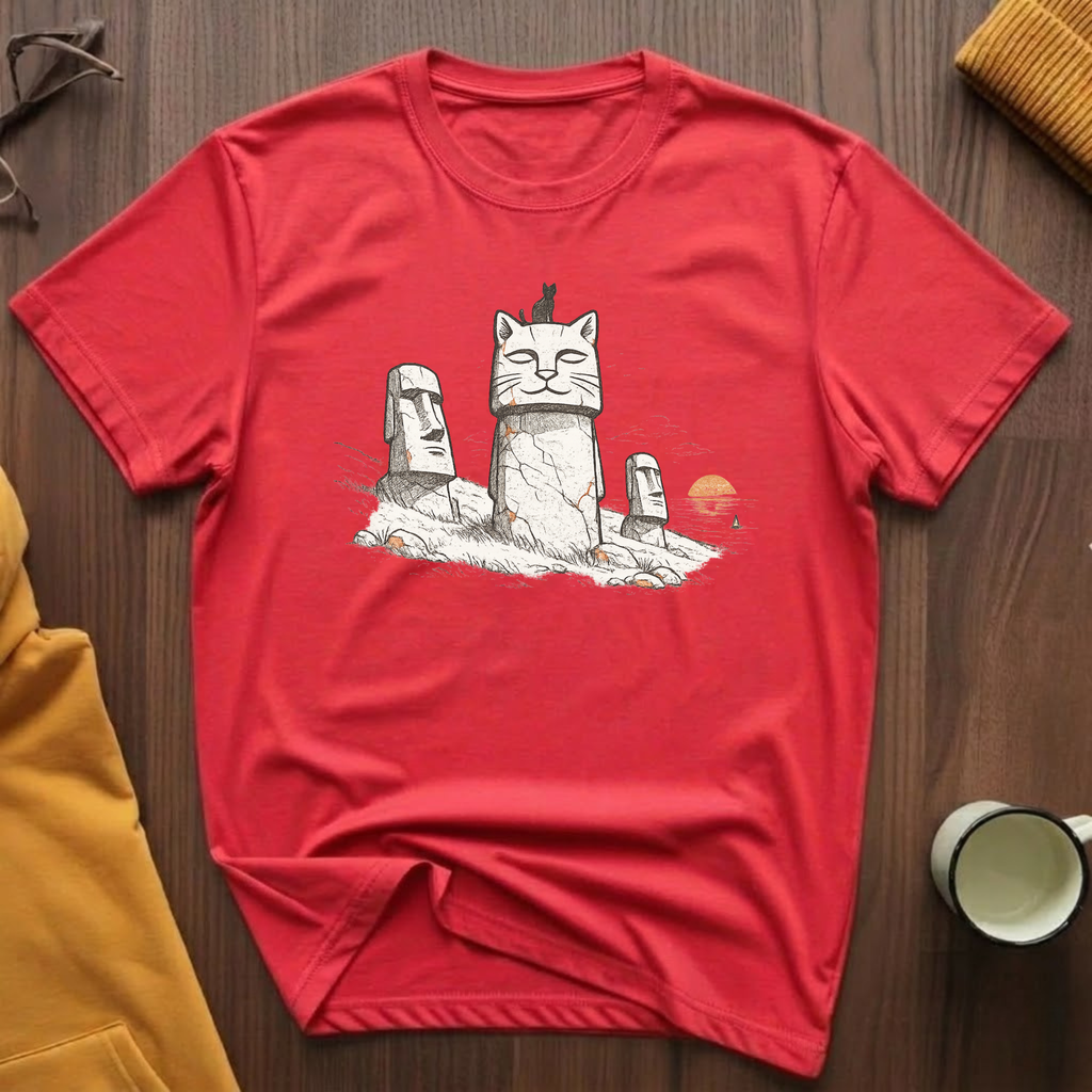 Easter Island Cat T-Shirt