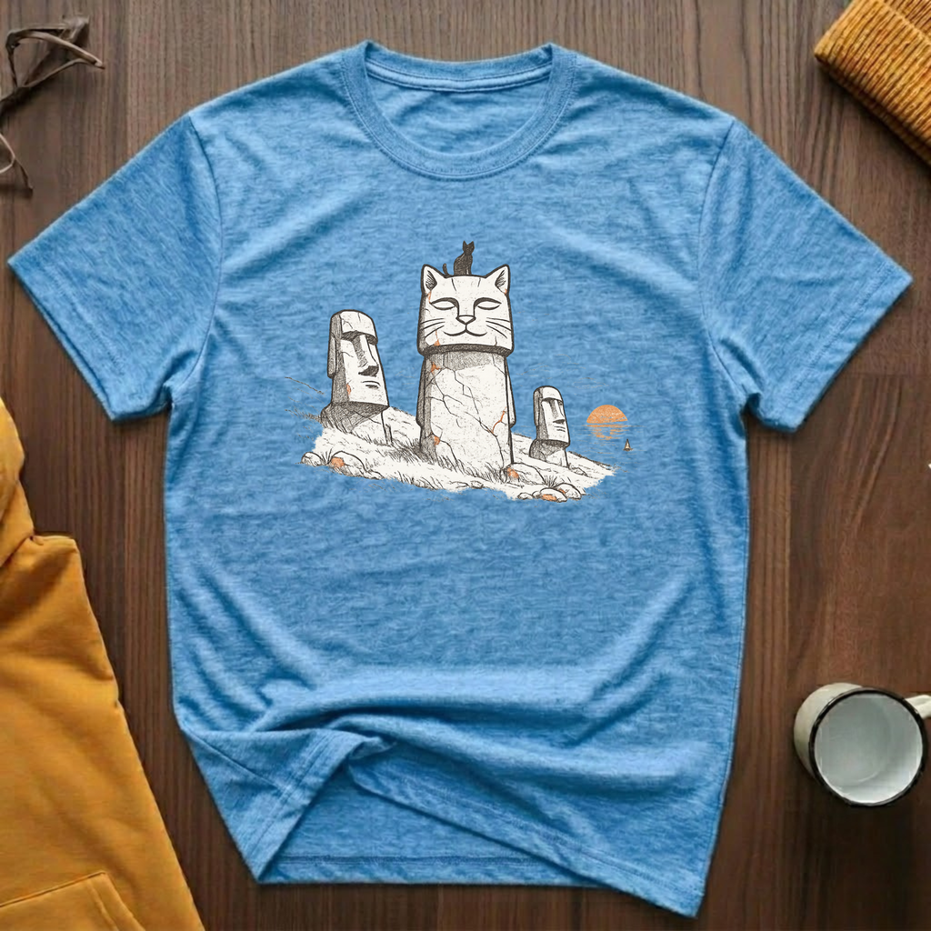 Easter Island Cat T-Shirt