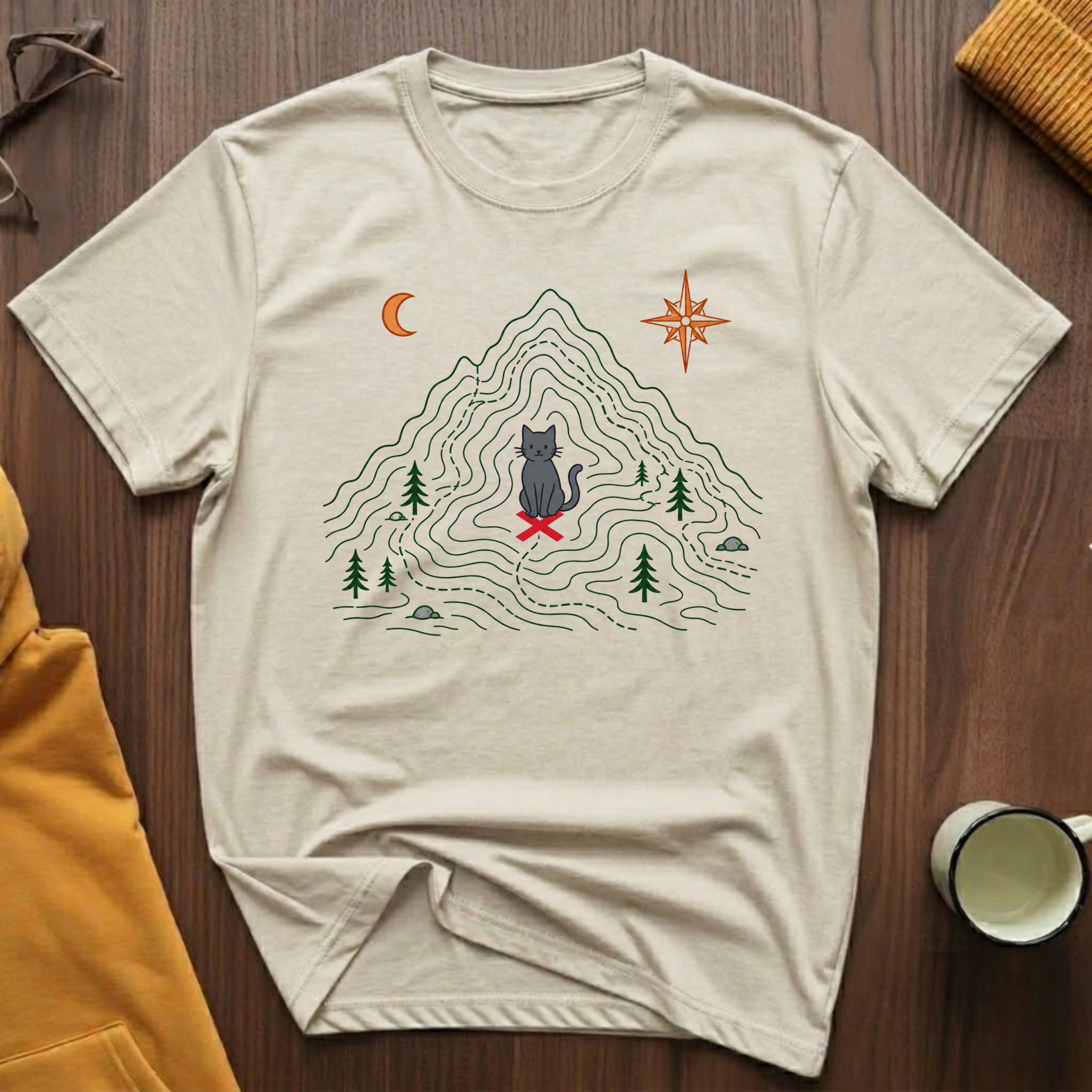 Hiking Map T-Shirt