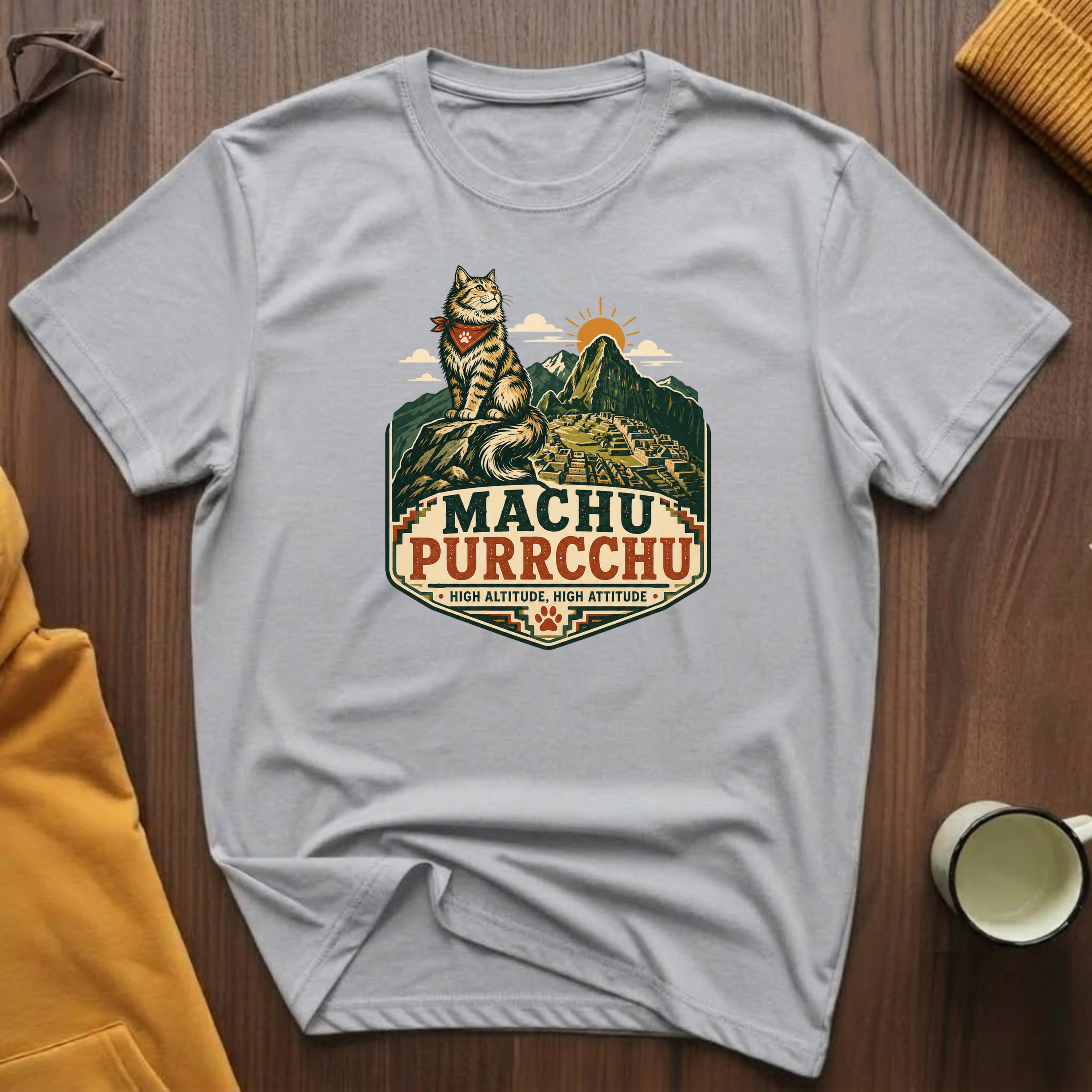 Machu Purrcchu T-Shirt