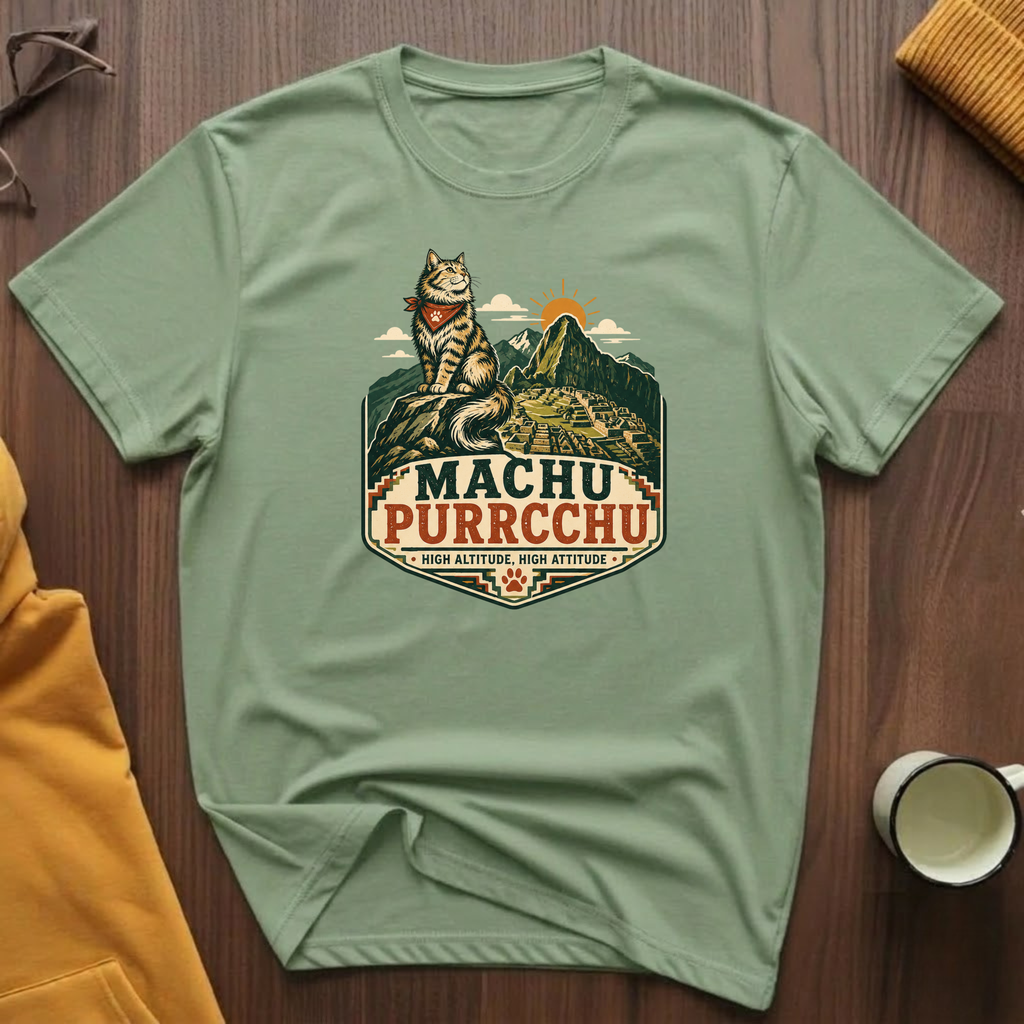 Machu Purrcchu T-Shirt