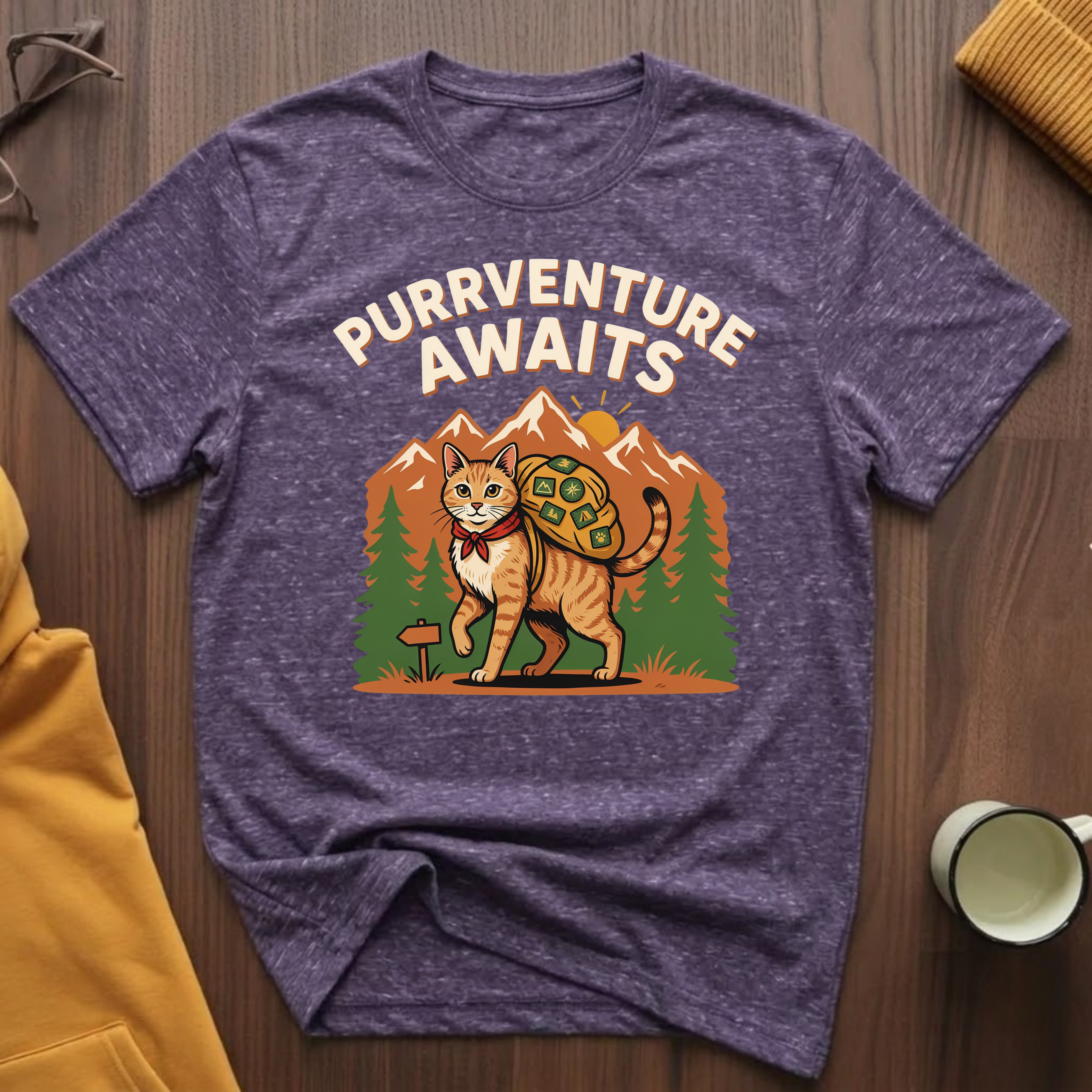 Purrventure Awaits T-Shirt