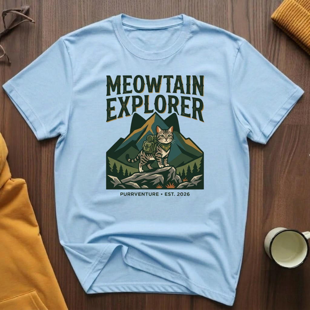 Meowtain Explorer T-Shirt