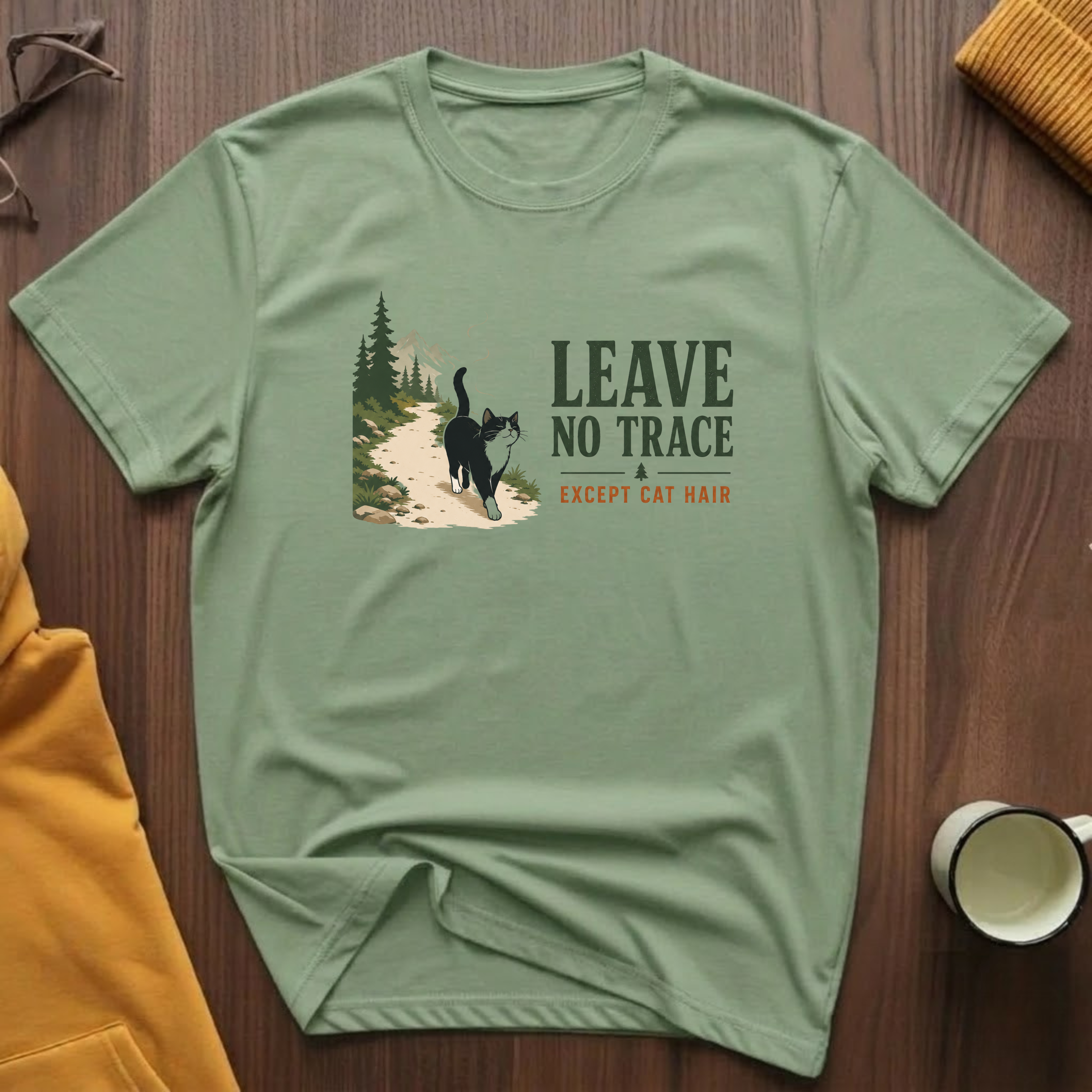 Except Cat Hair T-Shirt