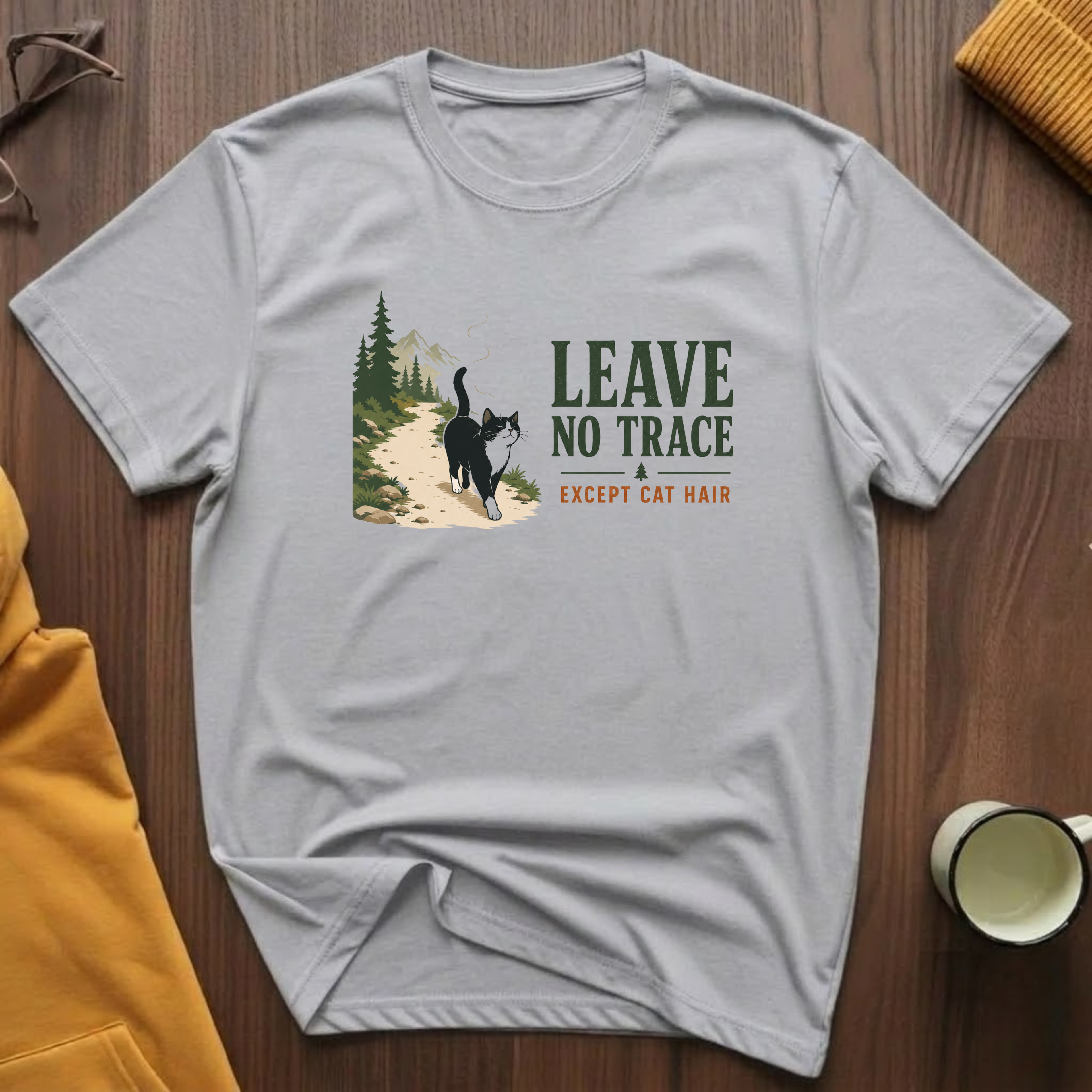 Except Cat Hair T-Shirt