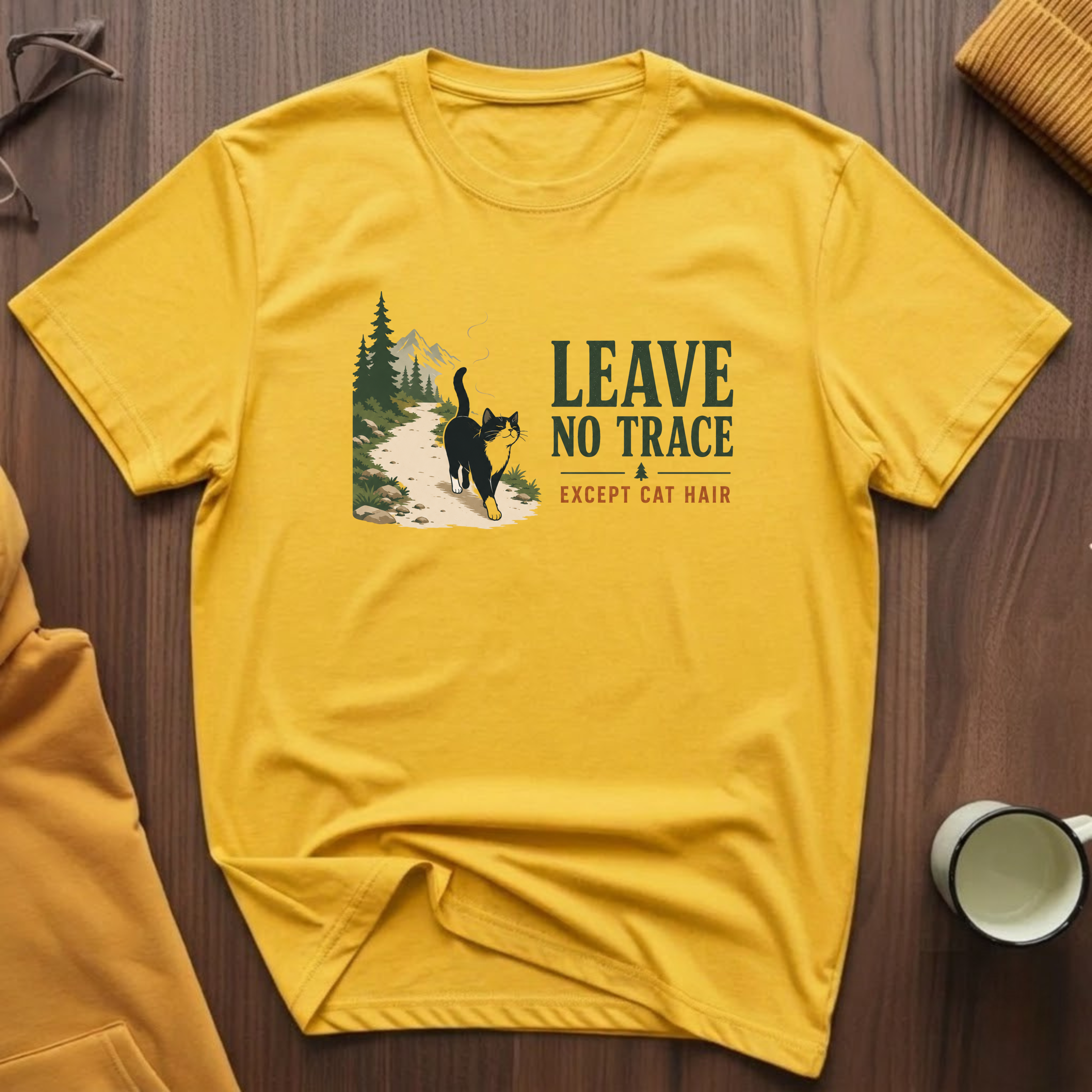 Except Cat Hair T-Shirt