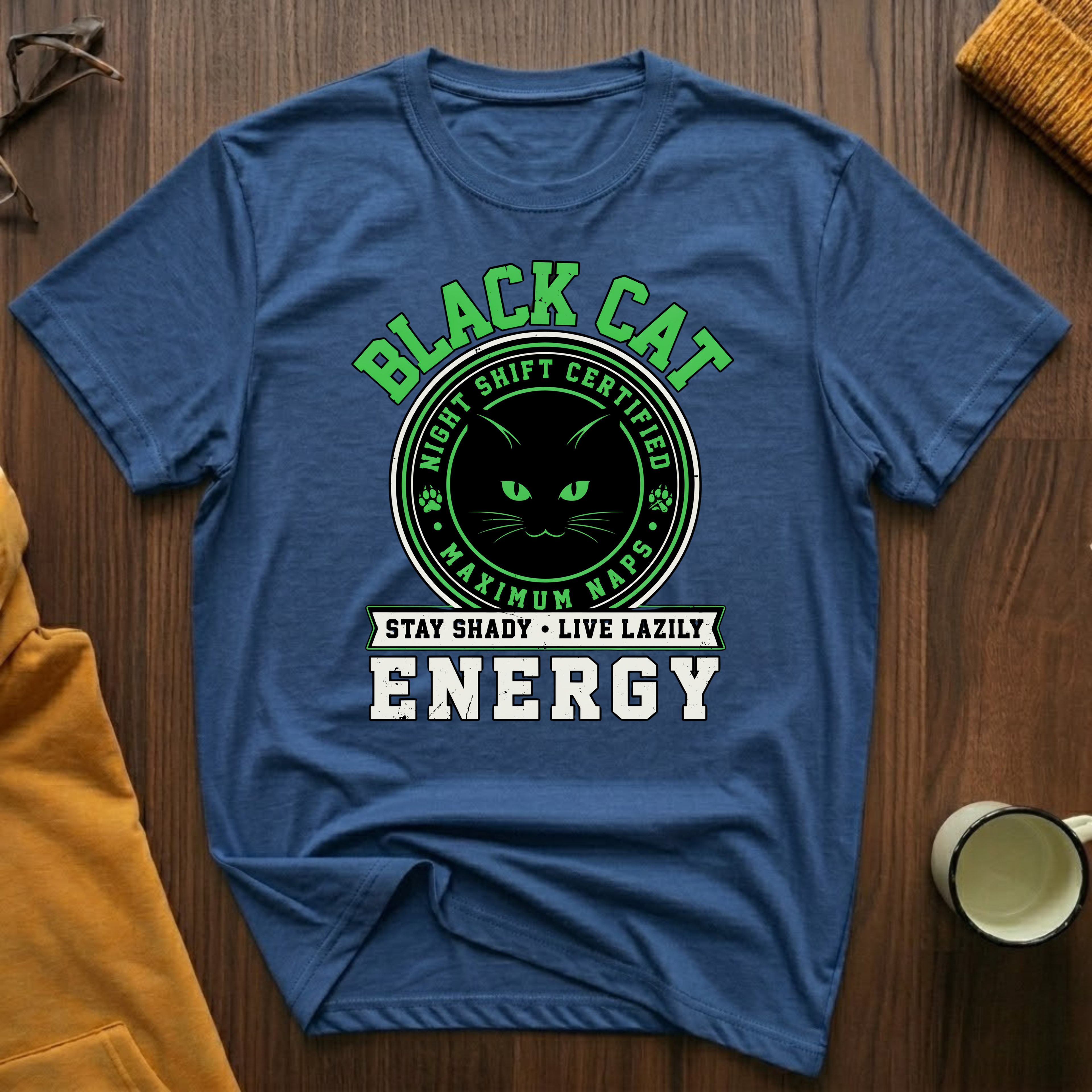 Black Cat Energy T-Shirt