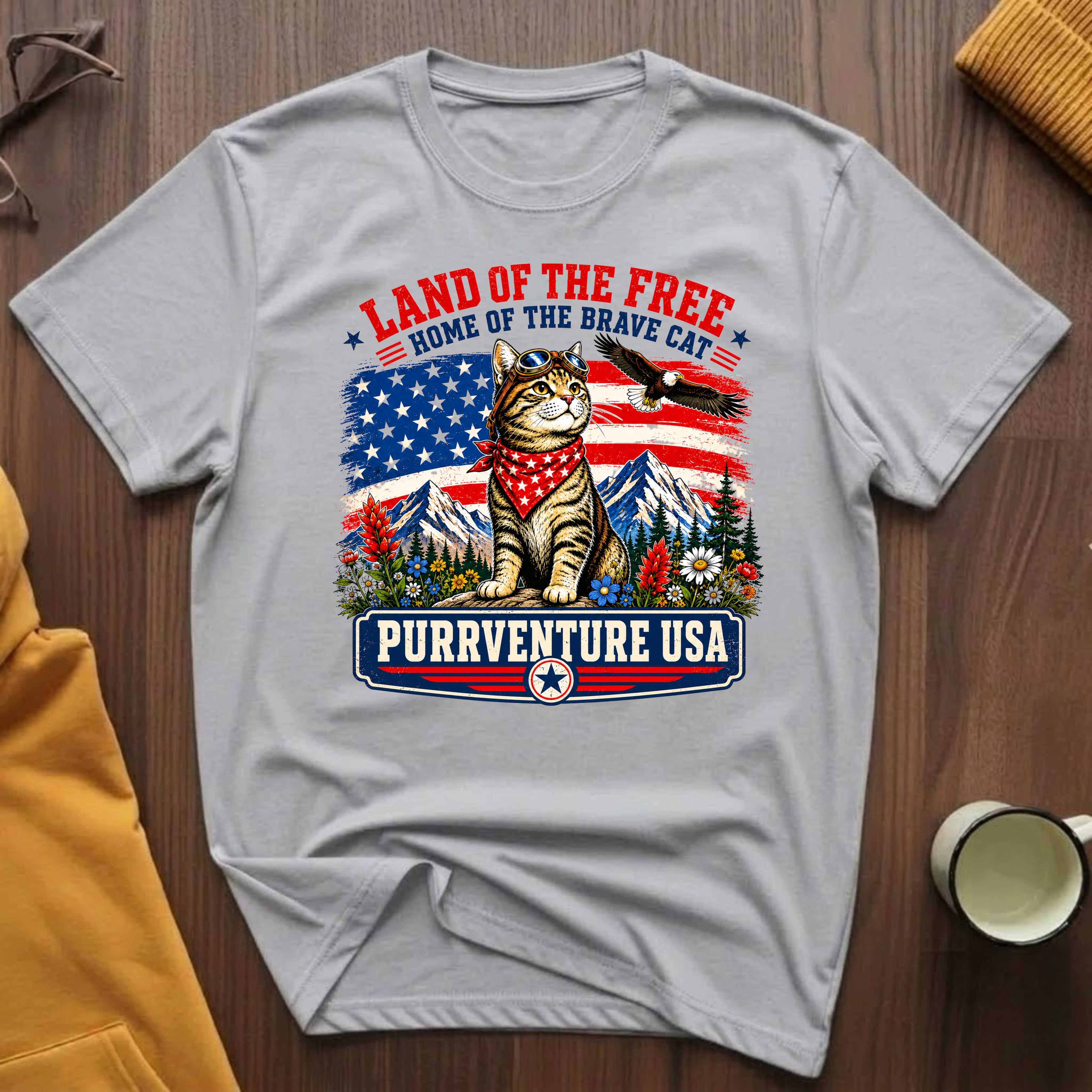 Purrventure USA T-Shirt