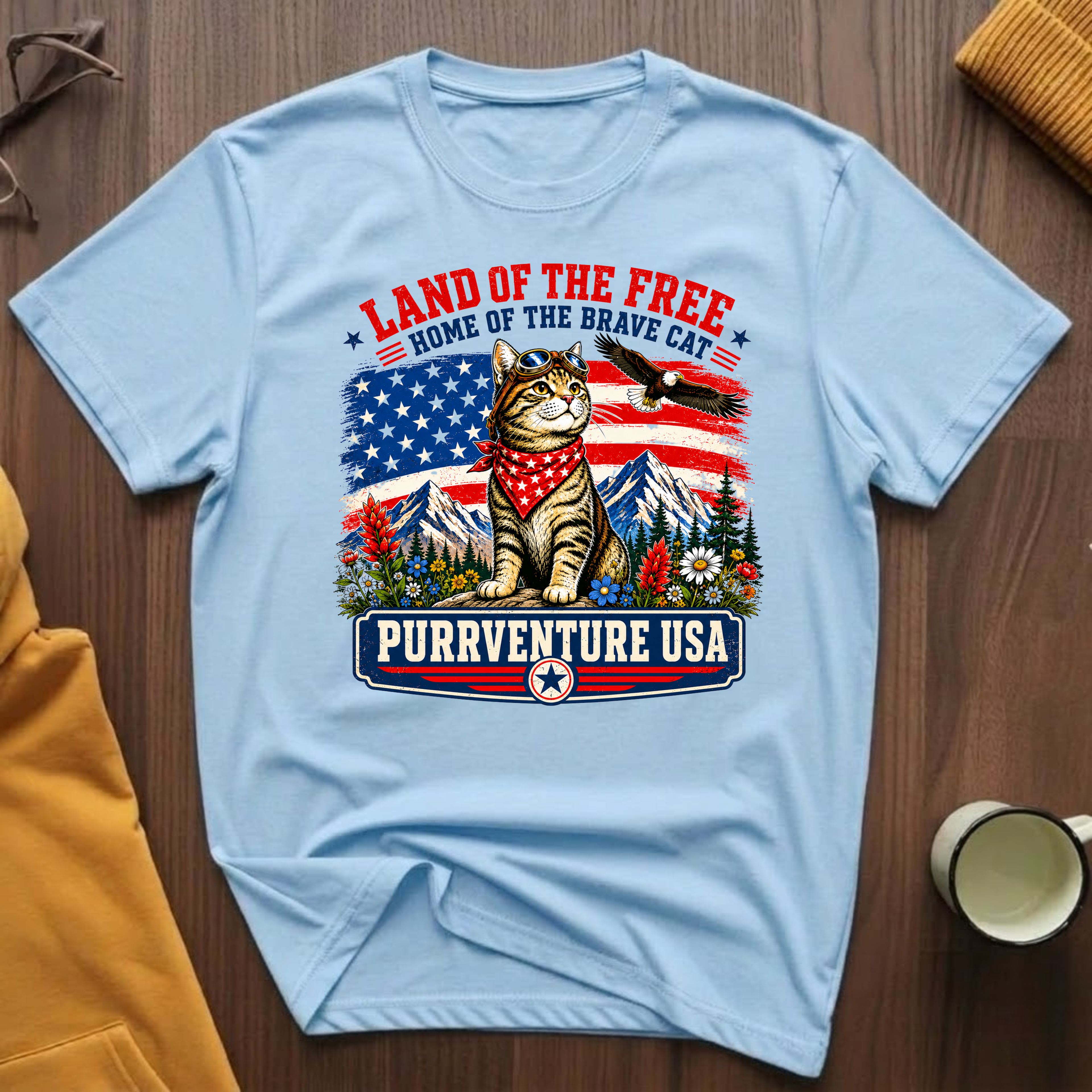 Purrventure USA T-Shirt