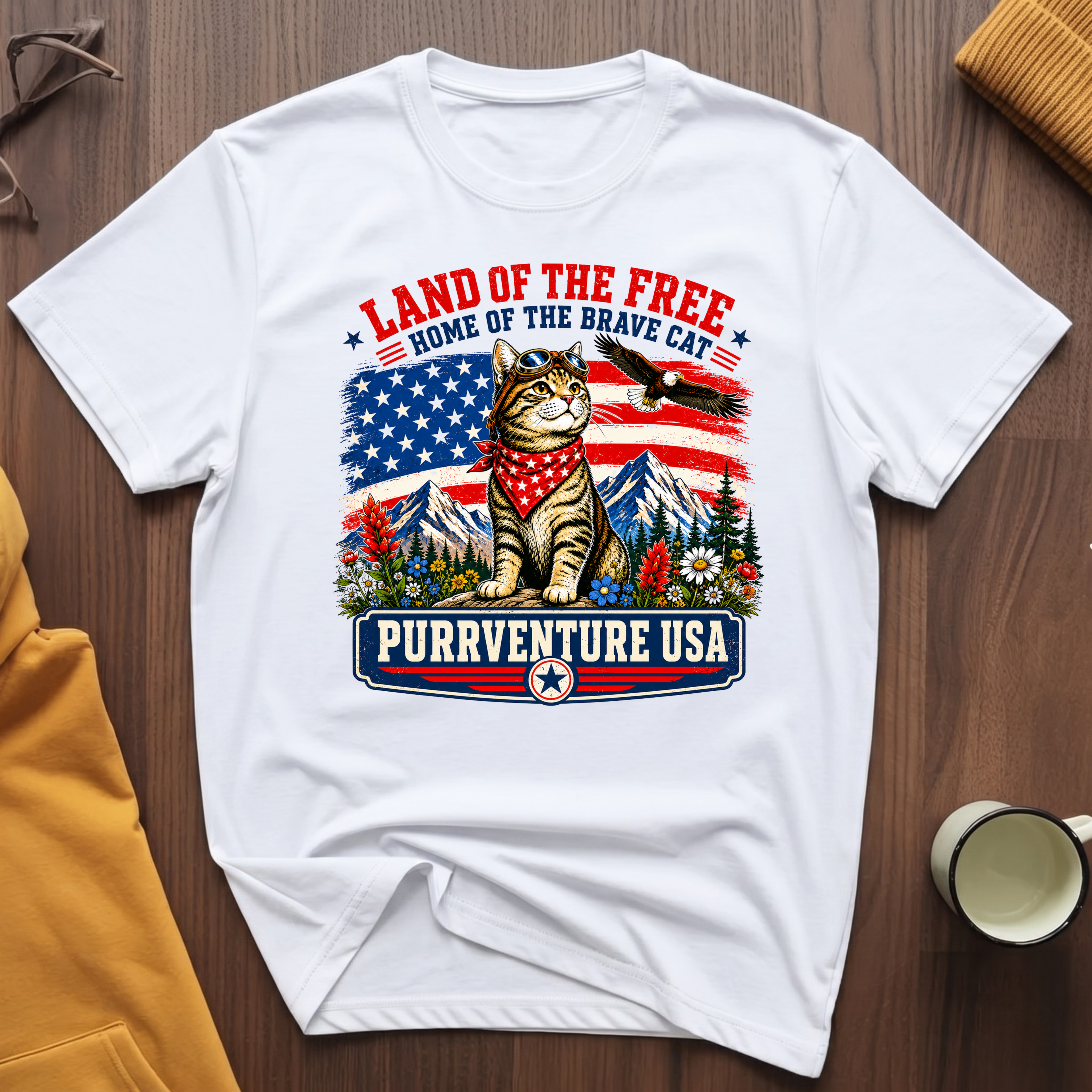 Purrventure USA T-Shirt