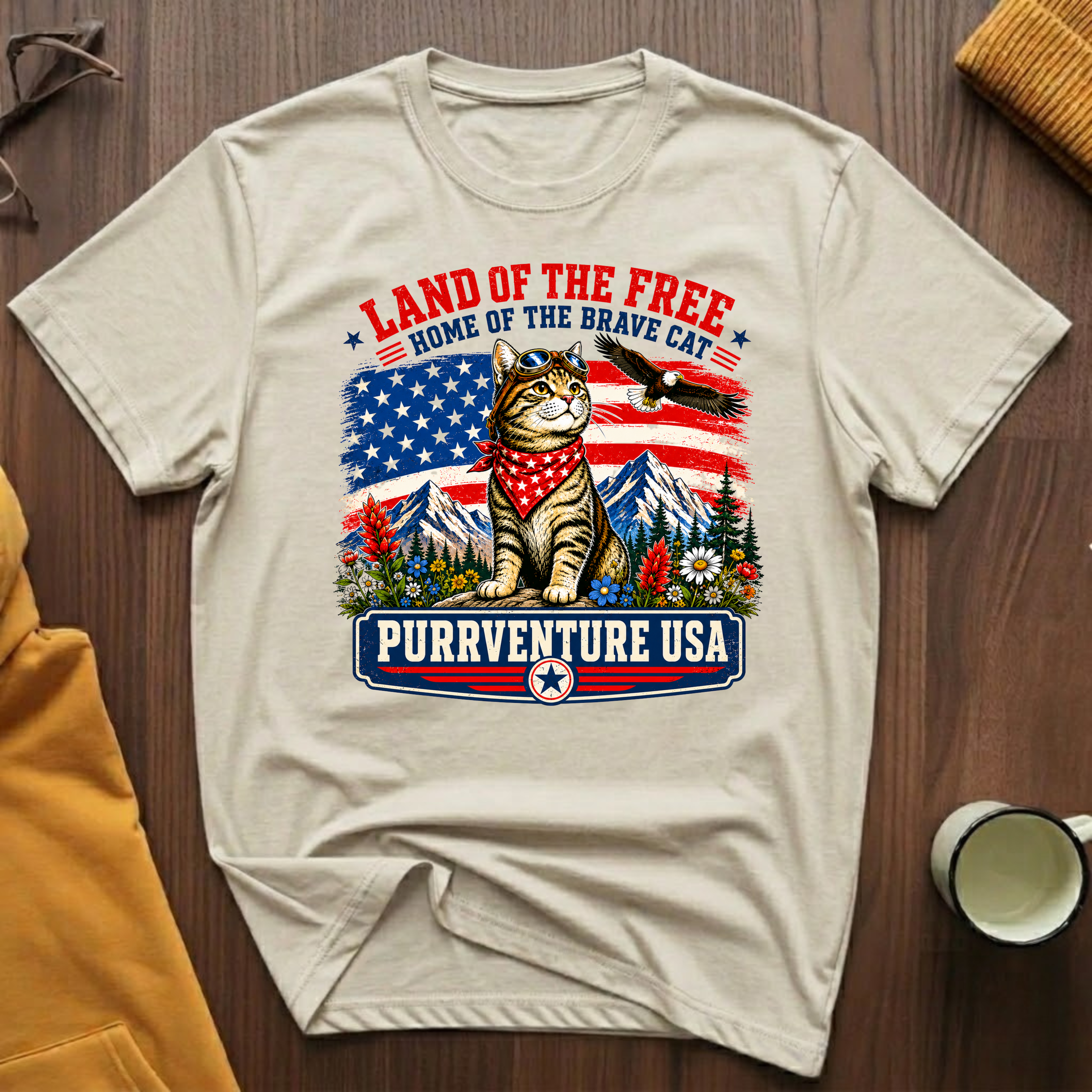Purrventure USA T-Shirt