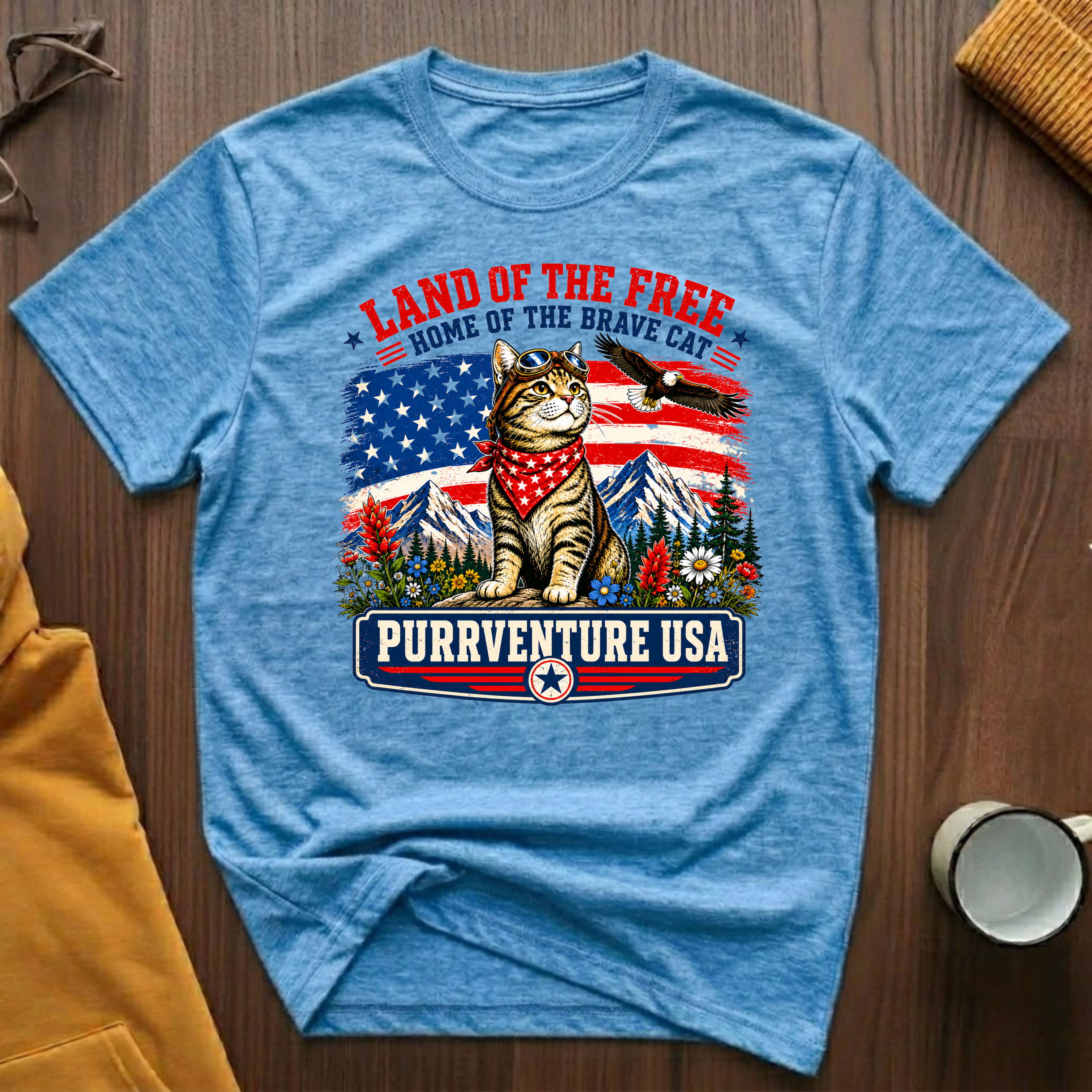 Purrventure USA T-Shirt