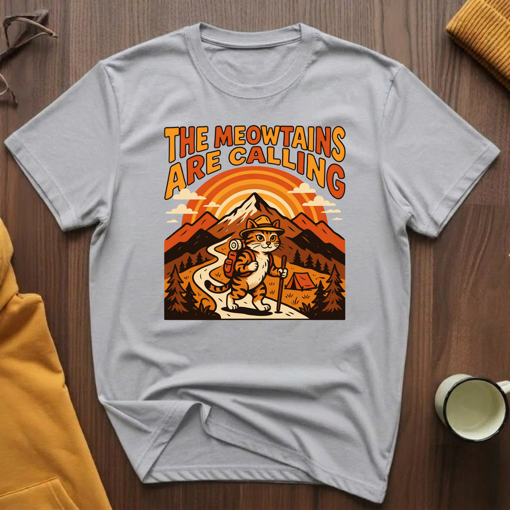 Meowtains Are Calling T-Shirt