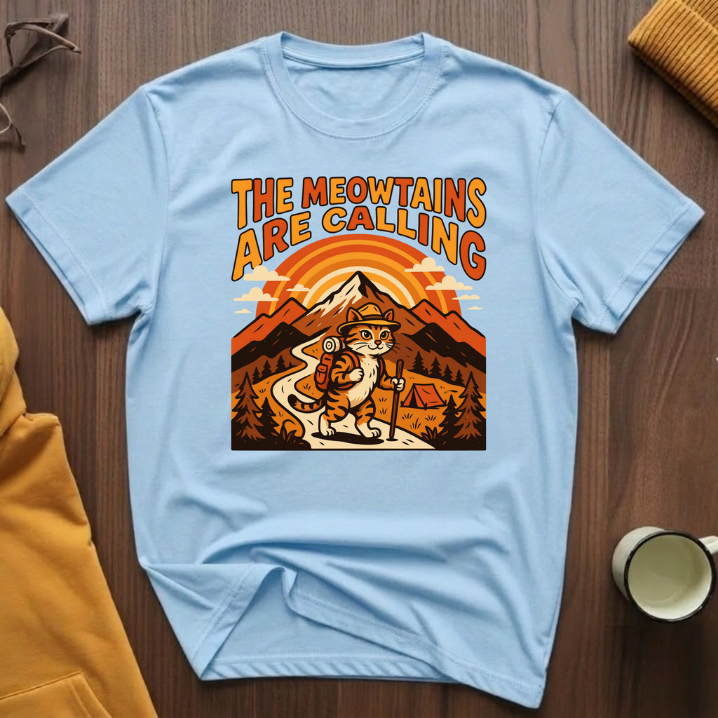Meowtains Are Calling T-Shirt