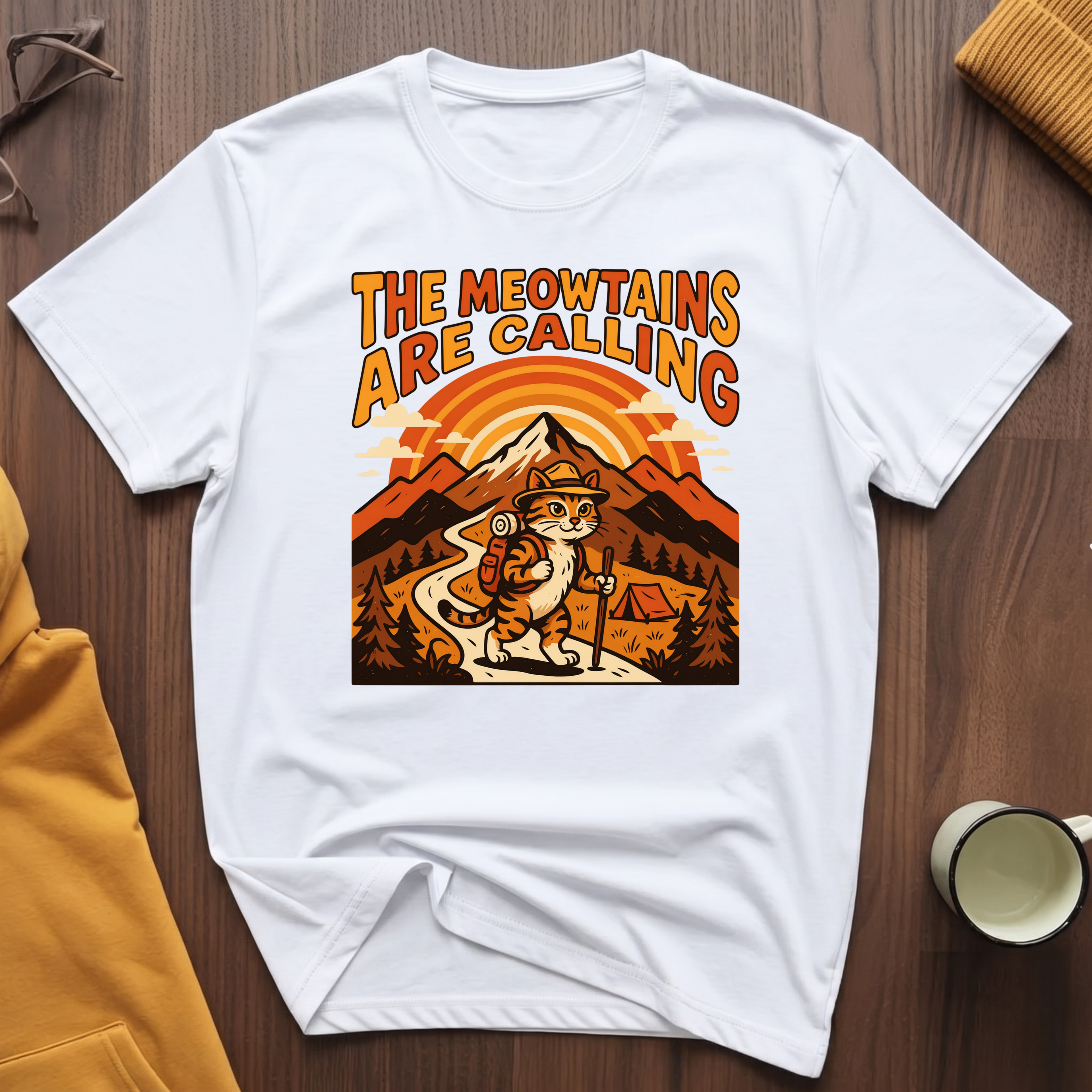 Meowtains Are Calling T-Shirt