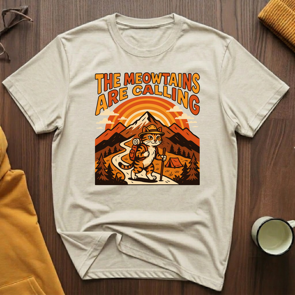 Meowtains Are Calling T-Shirt