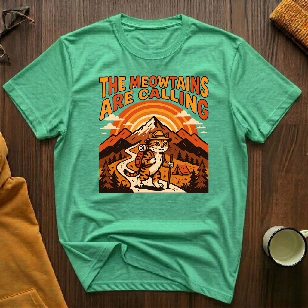 Meowtains Are Calling T-Shirt