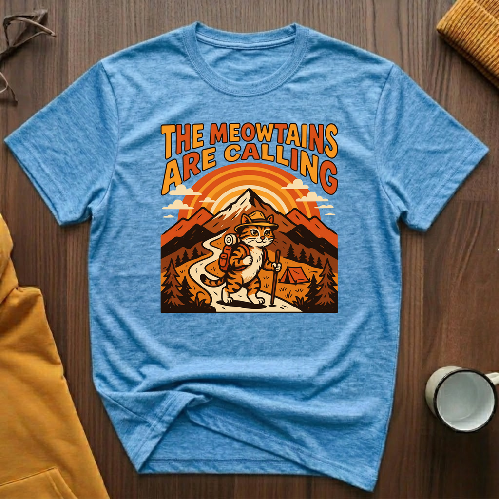 Meowtains Are Calling T-Shirt