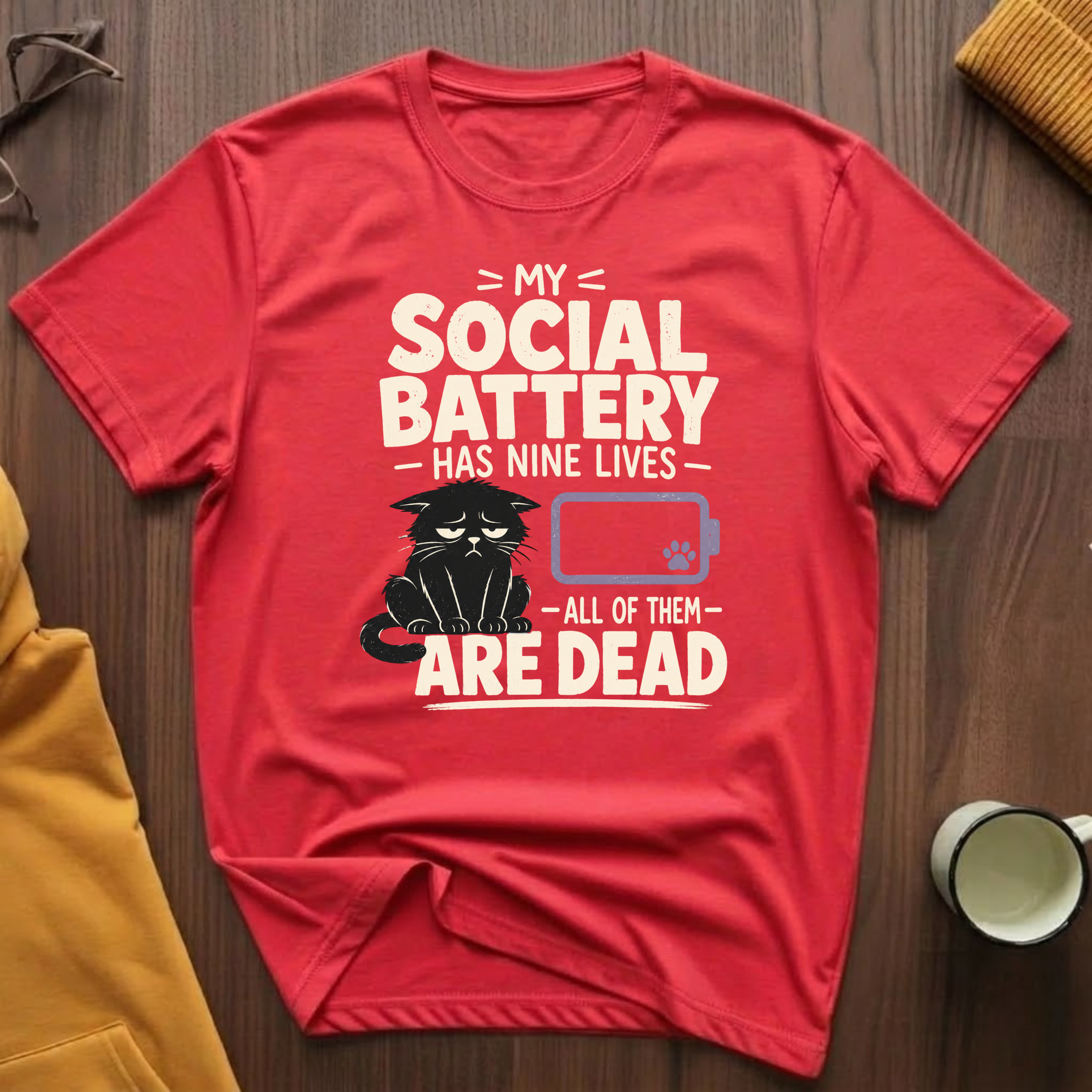 Social Battery T-Shirt