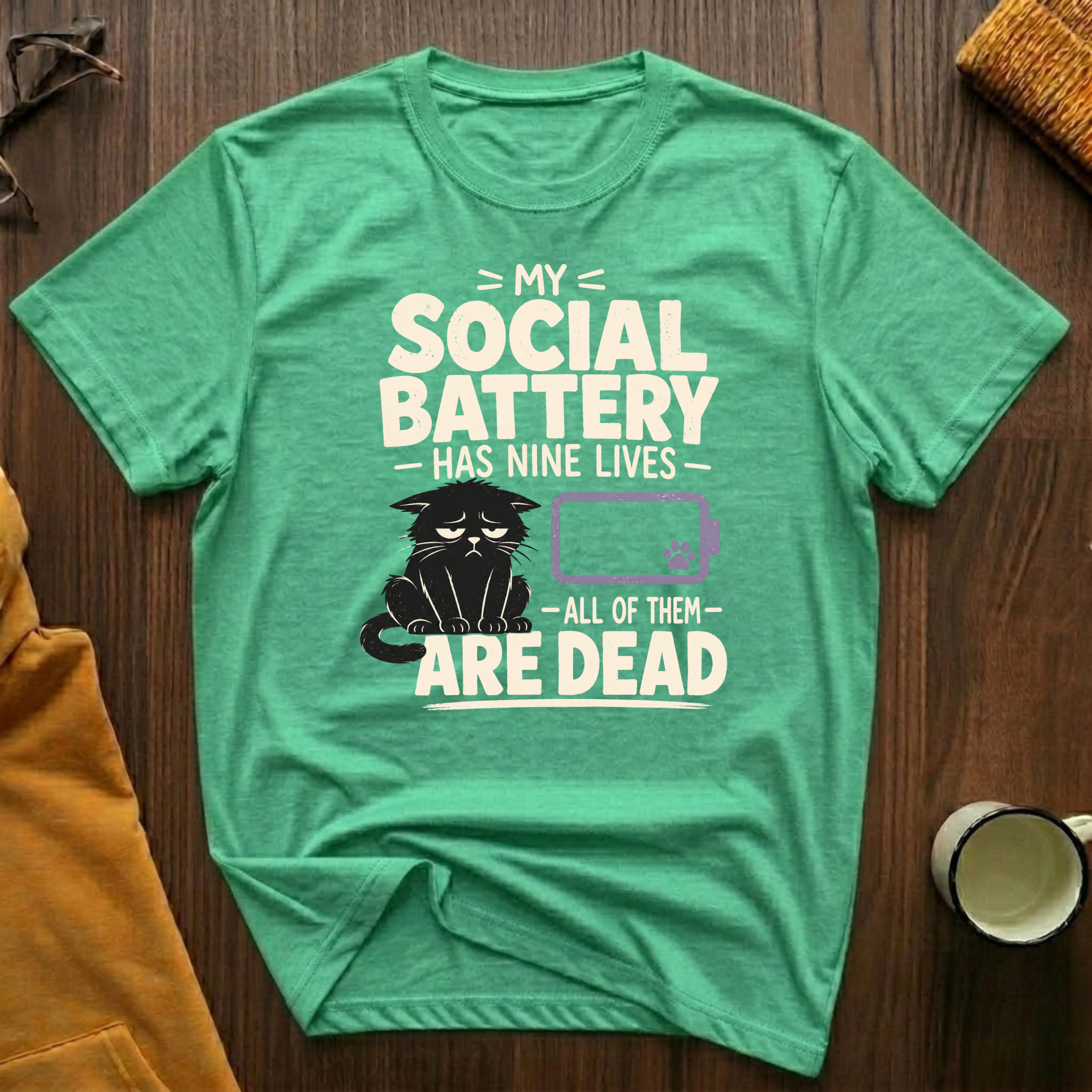 Social Battery T-Shirt