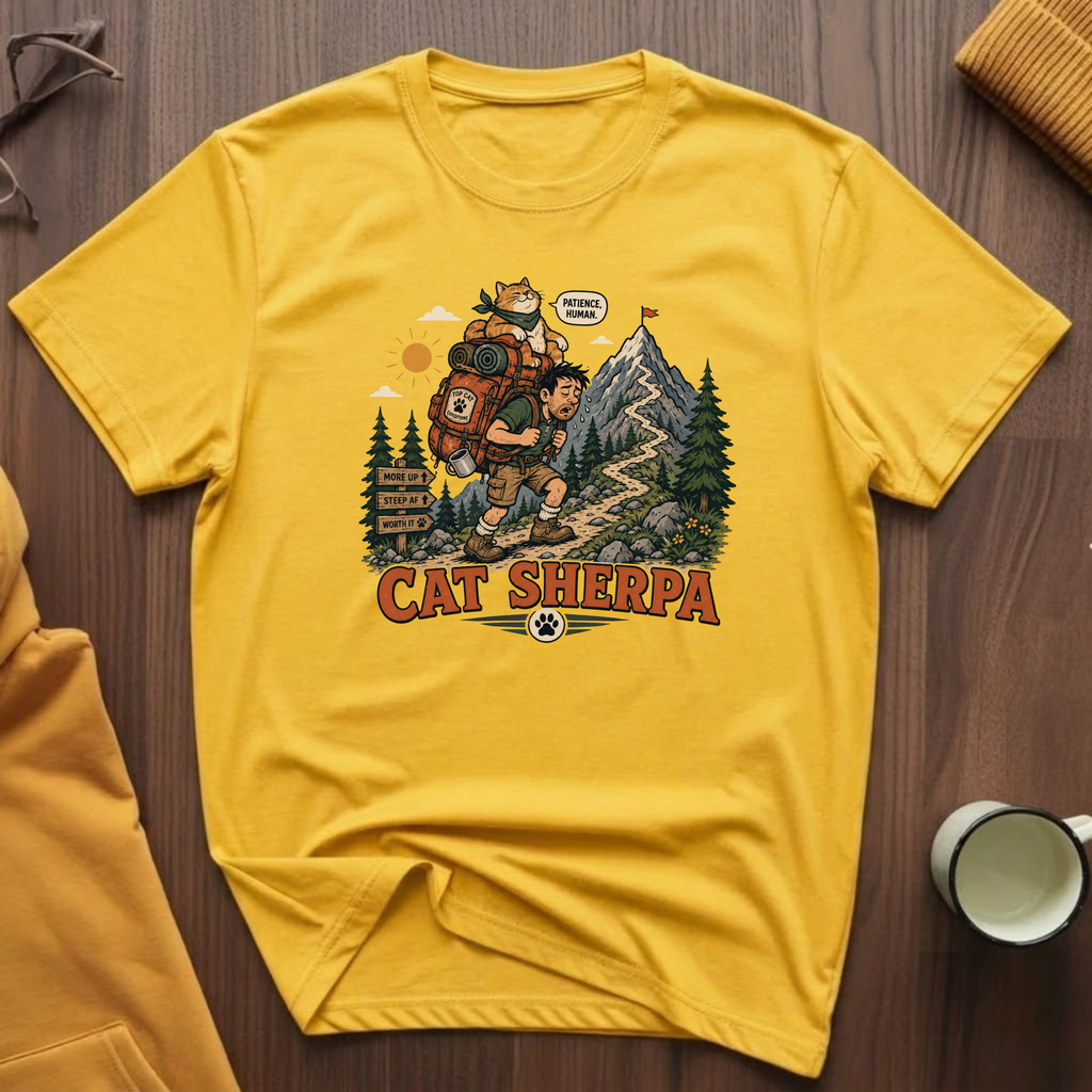 Cat Sherpa T-Shirt