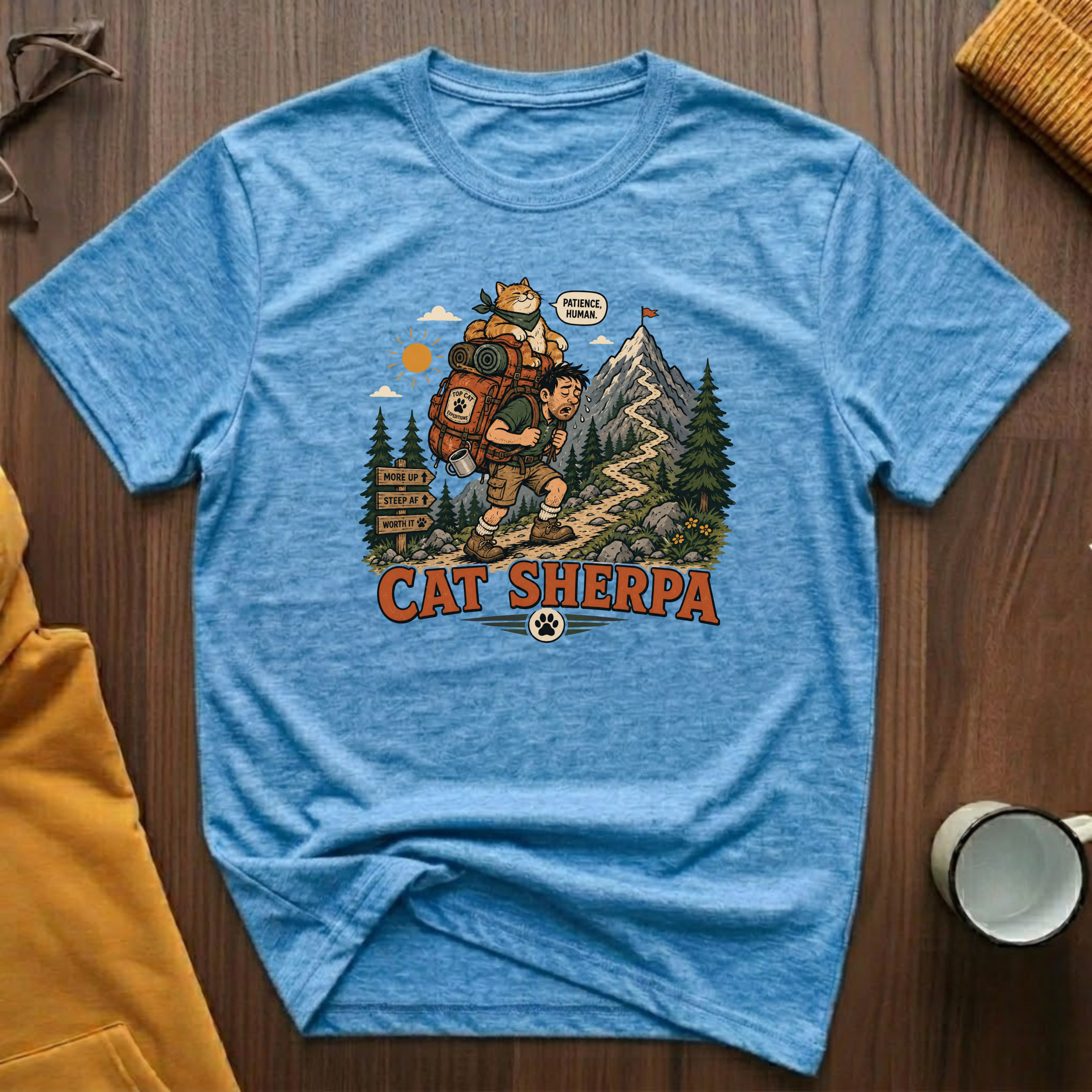 Cat Sherpa T-Shirt