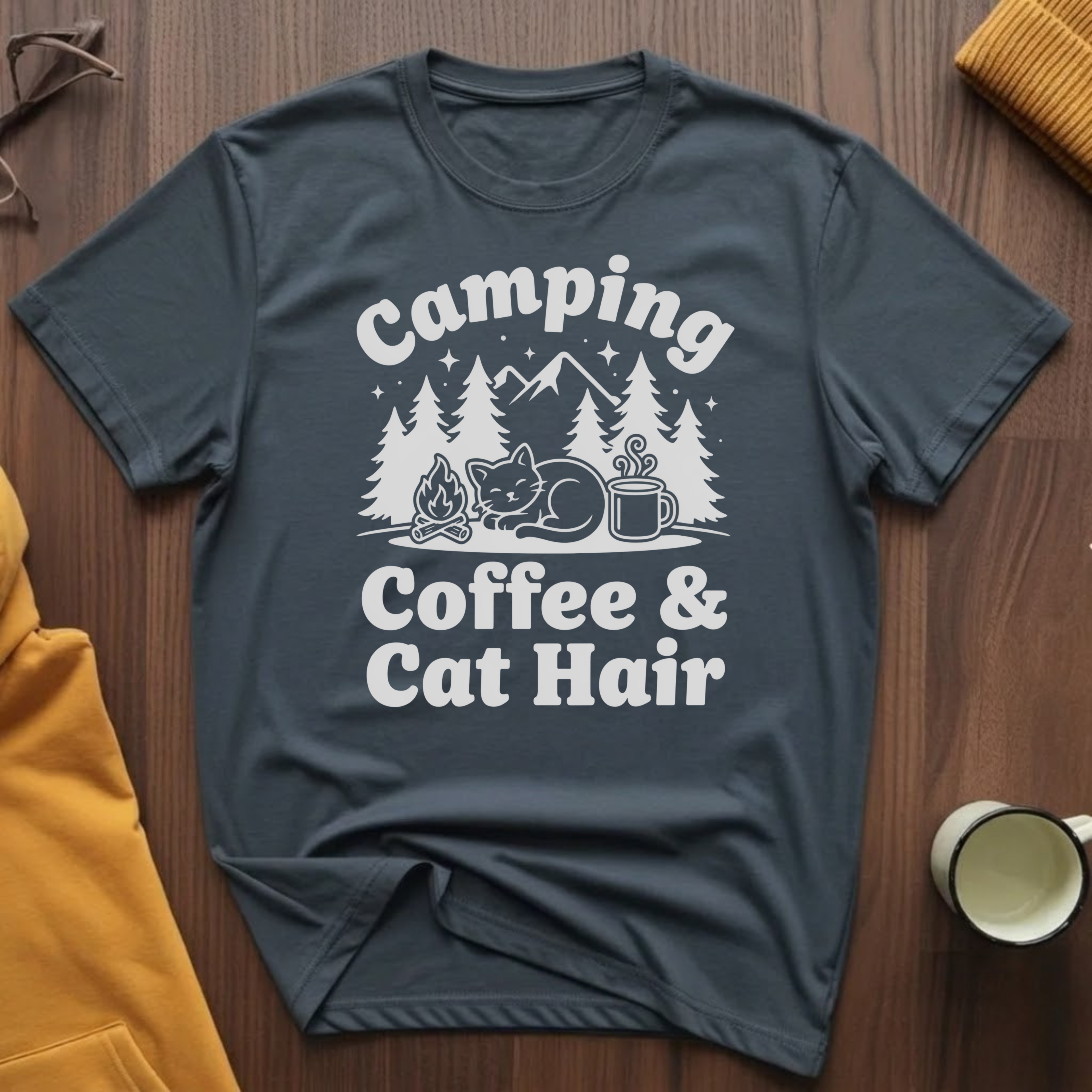 Coffee & Cat Hair T-Shirt