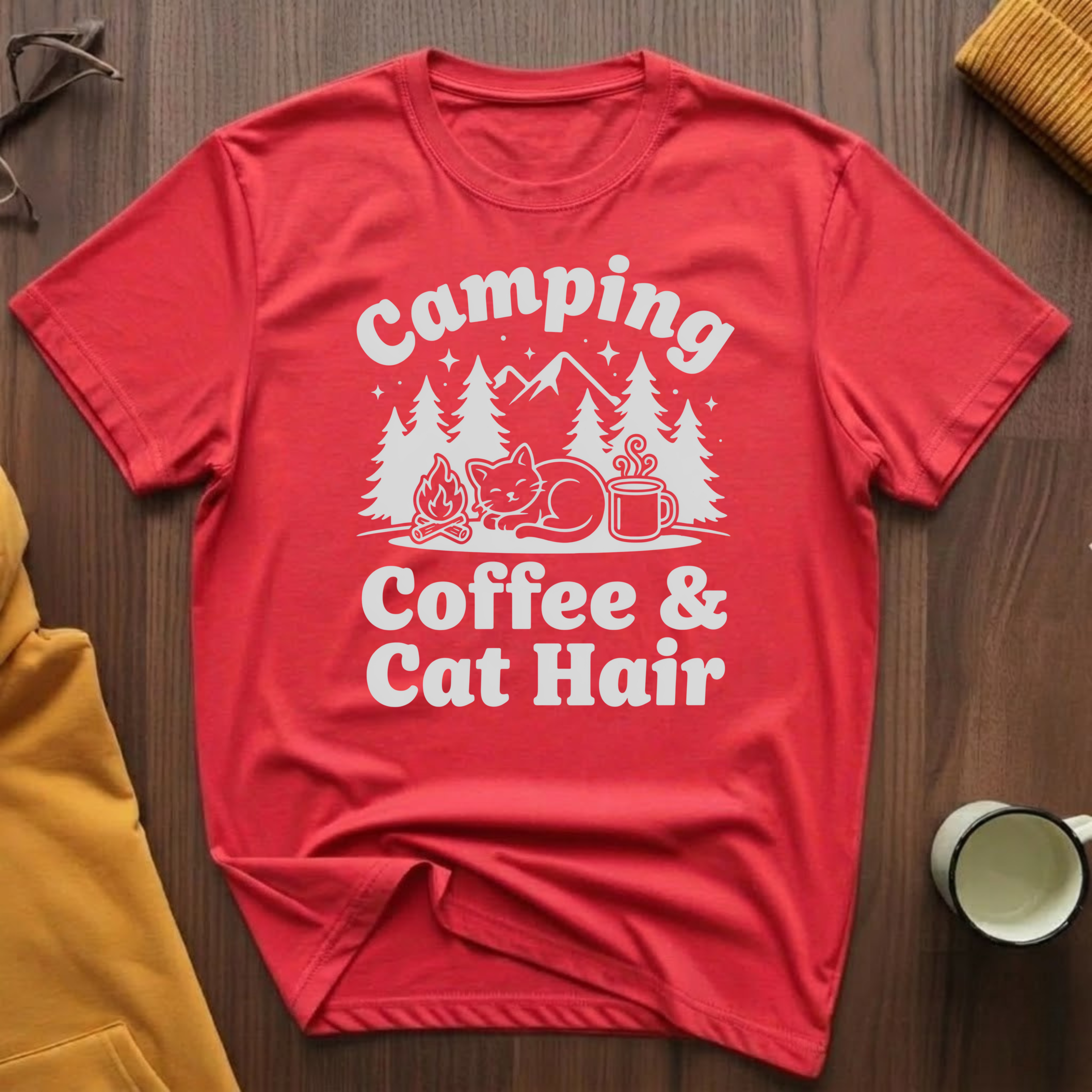 Coffee & Cat Hair T-Shirt