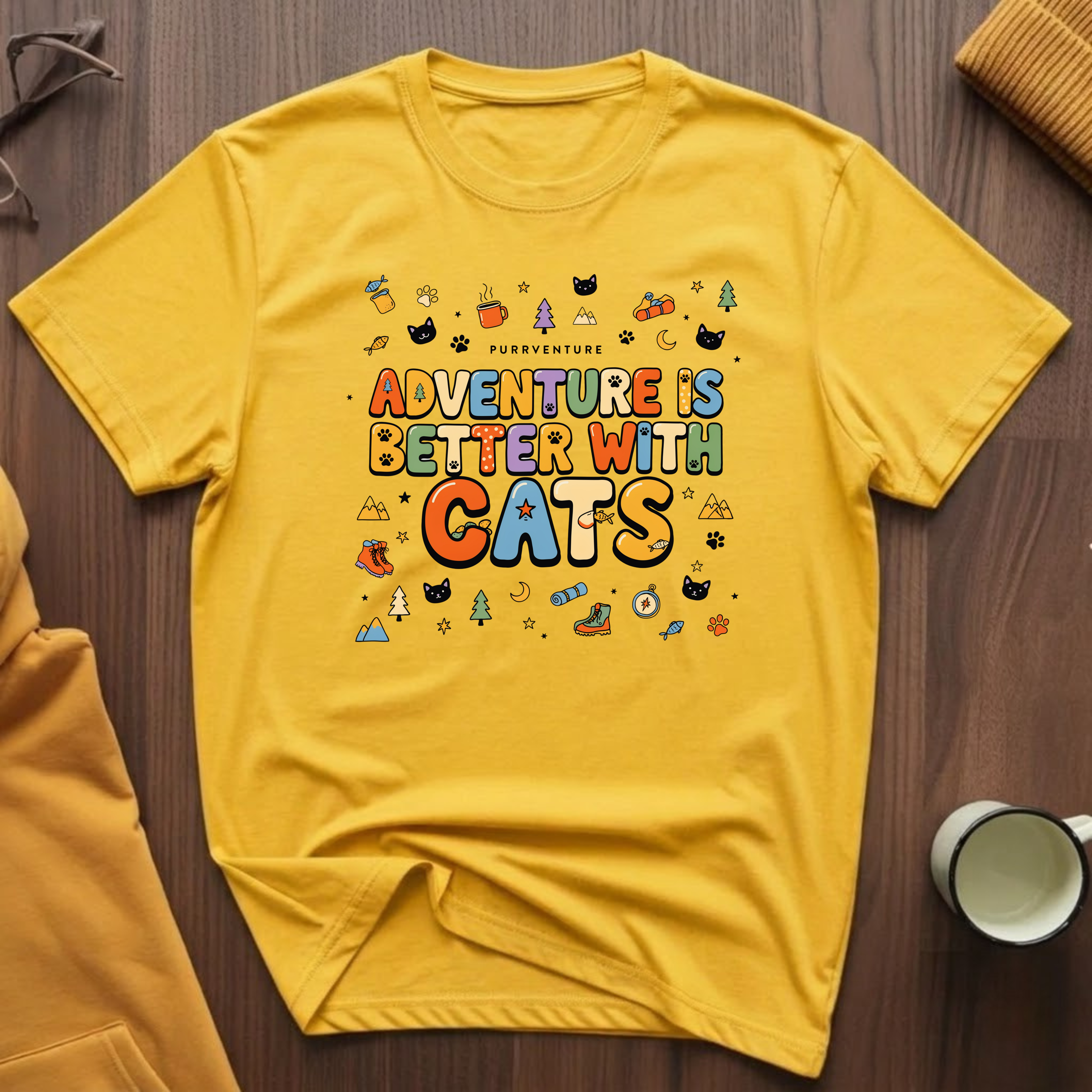 Better With Cats I T-Shirt