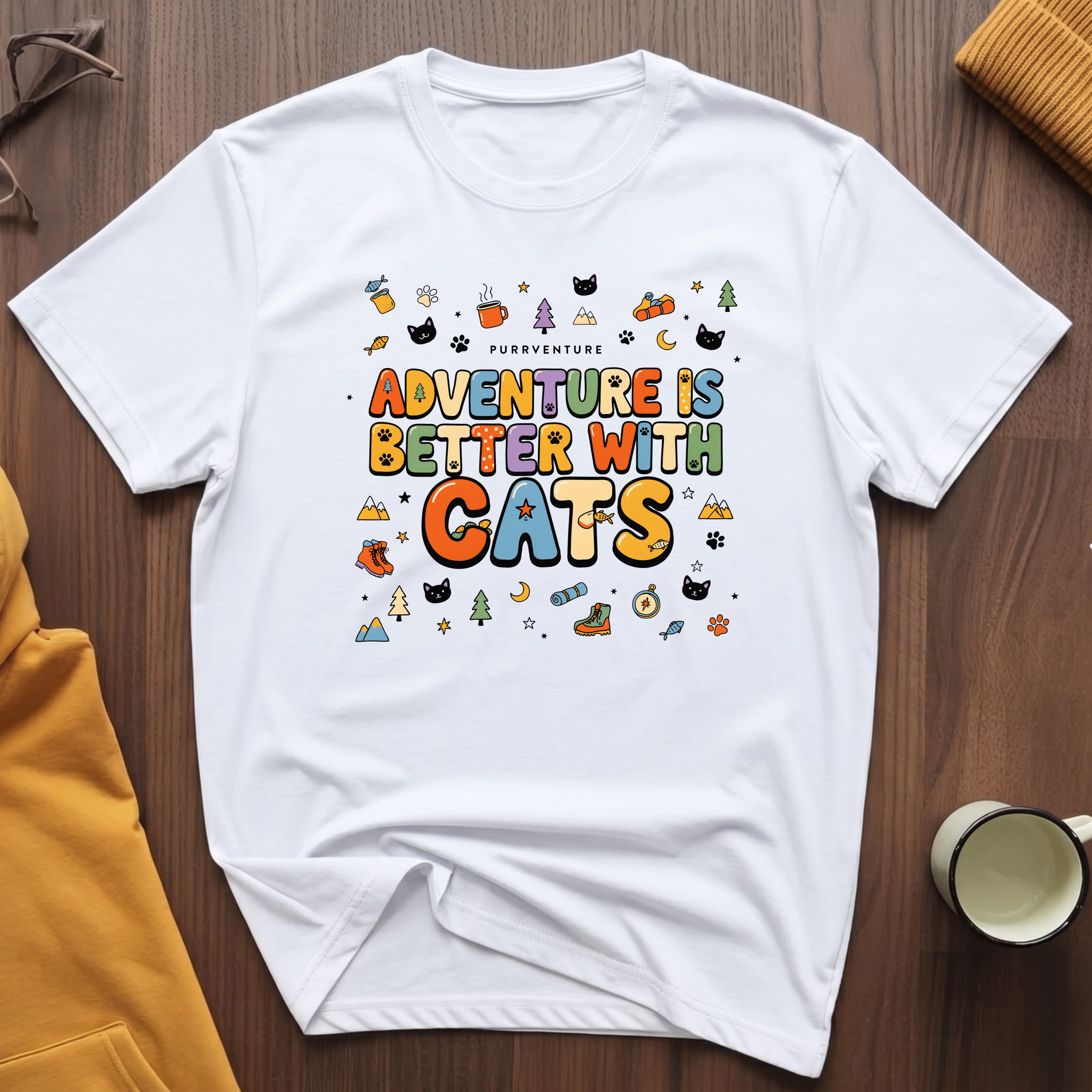 Better With Cats I T-Shirt