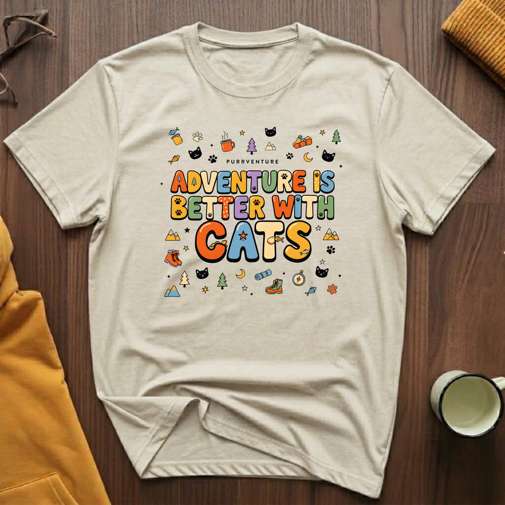 Better With Cats I T-Shirt