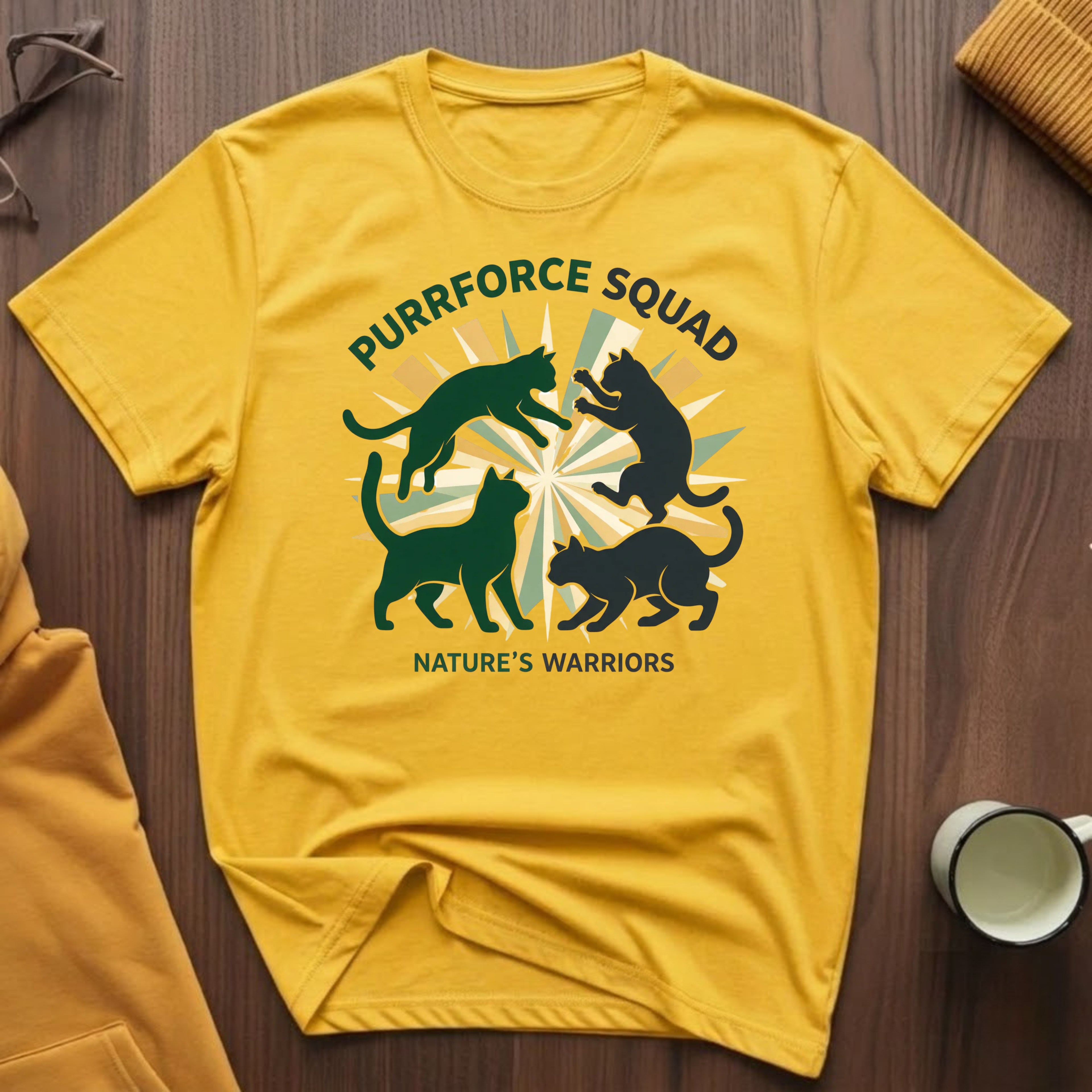 Purrforce Squad T-Shirt
