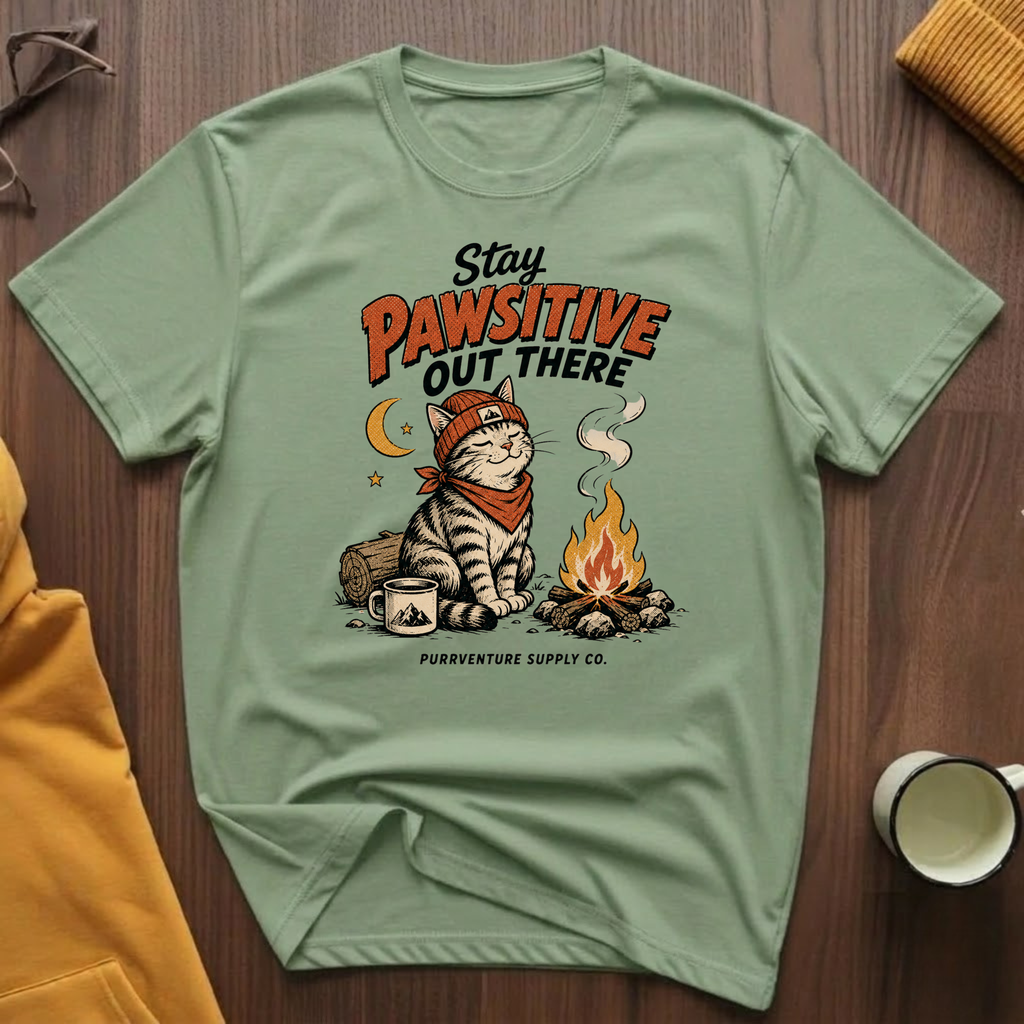 Stay Pawsitive T-Shirt