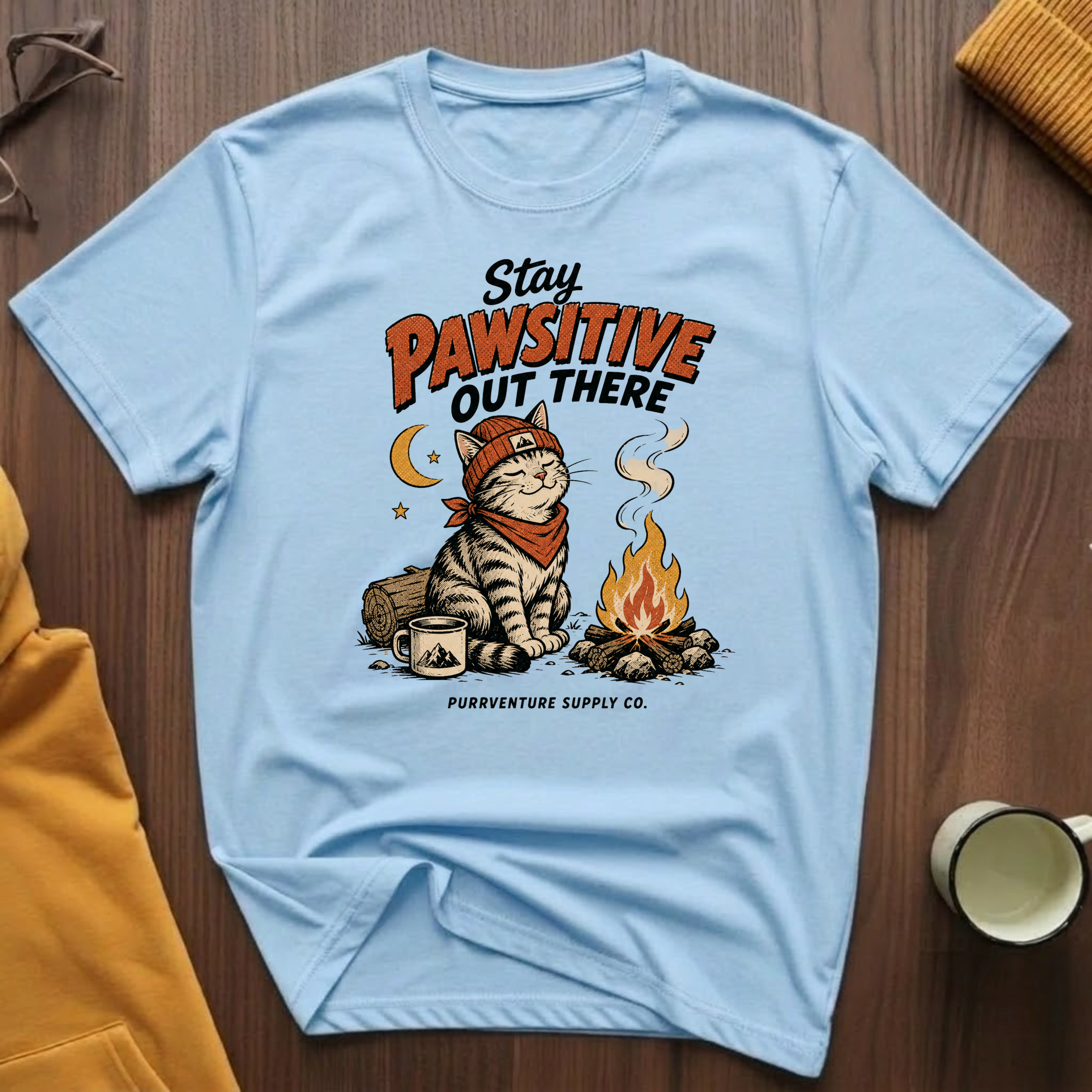 Stay Pawsitive T-Shirt
