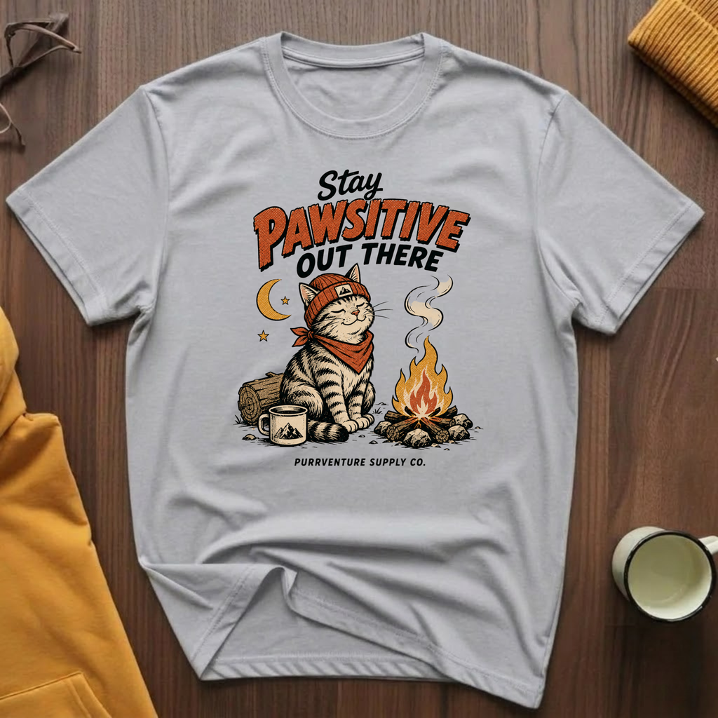 Stay Pawsitive T-Shirt