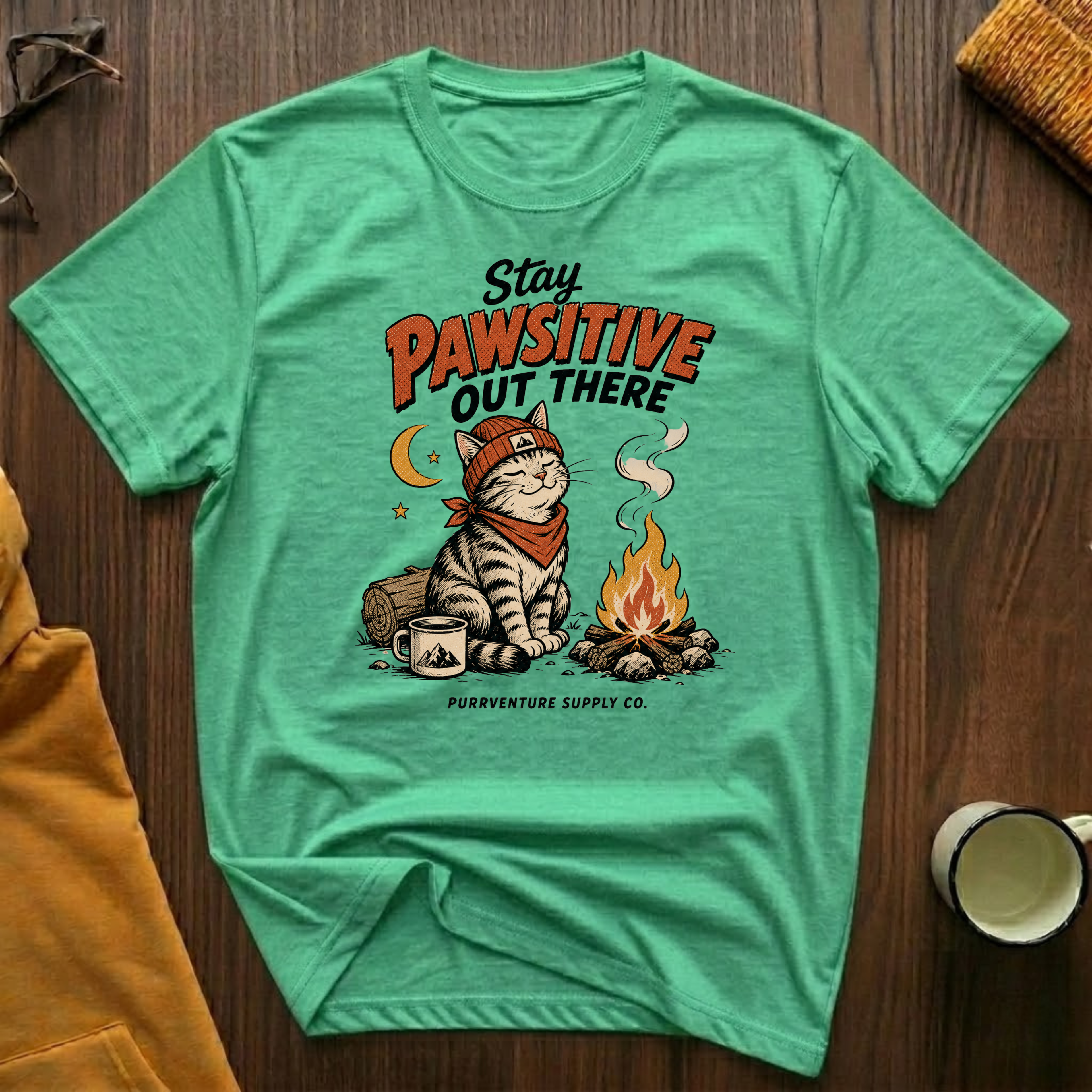 Stay Pawsitive T-Shirt