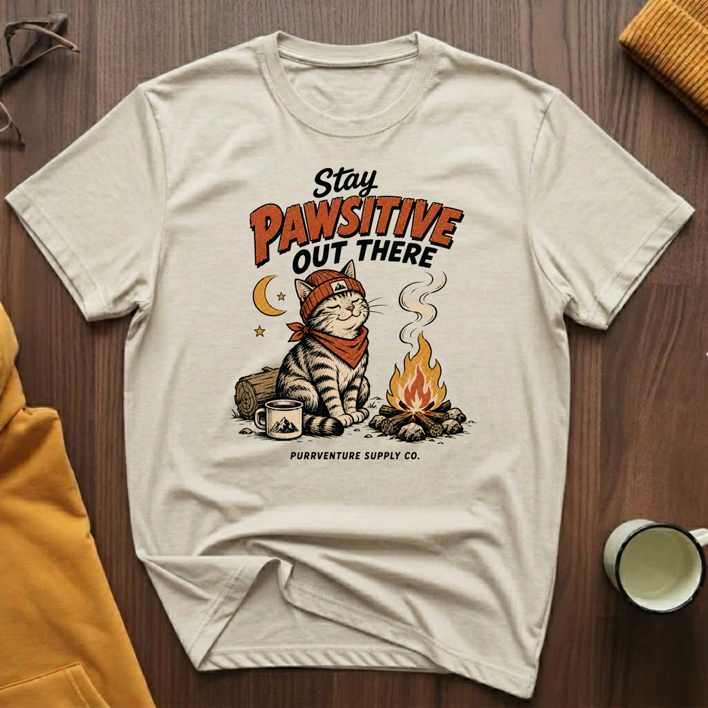 Stay Pawsitive T-Shirt
