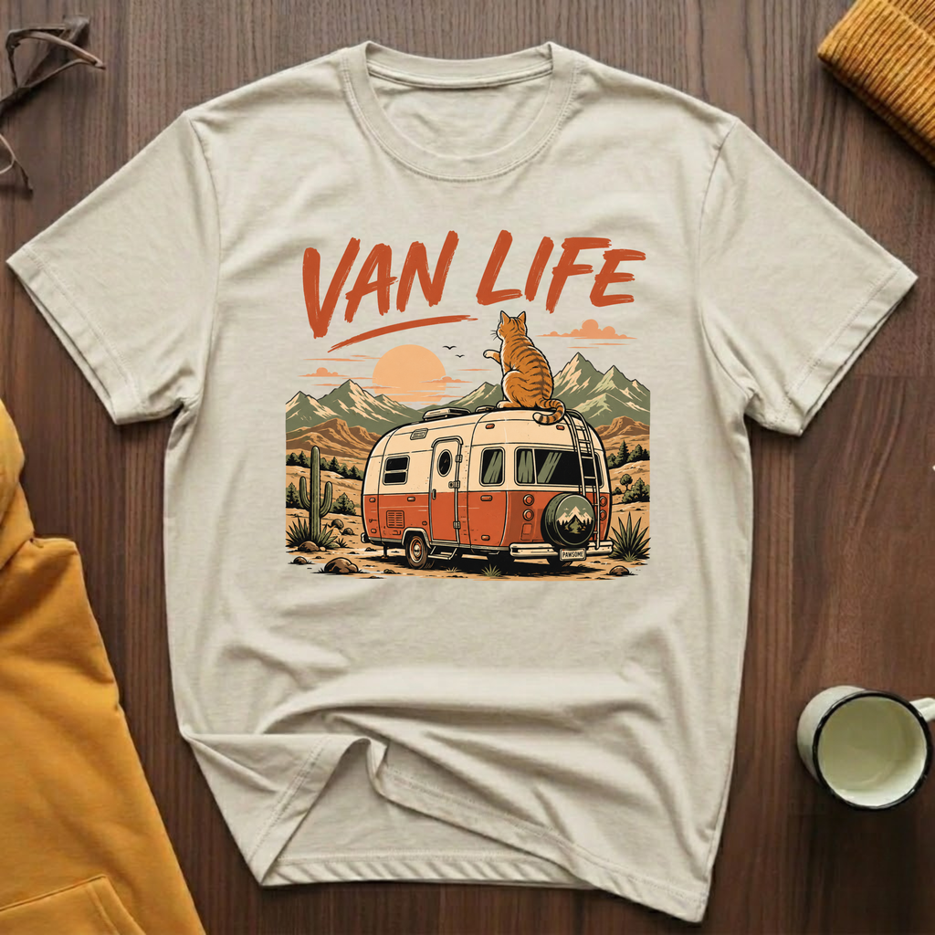 Van Life Cat T-Shirt
