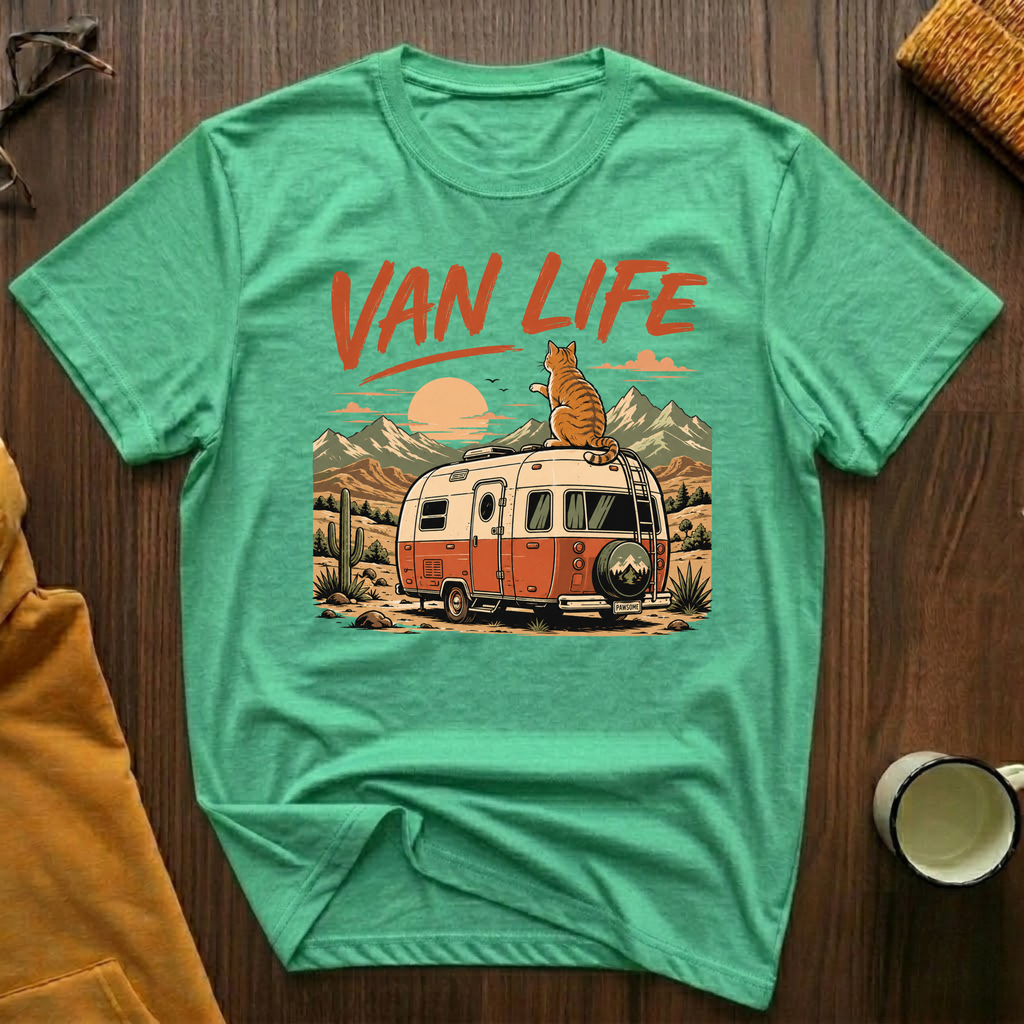 Van Life Cat T-Shirt