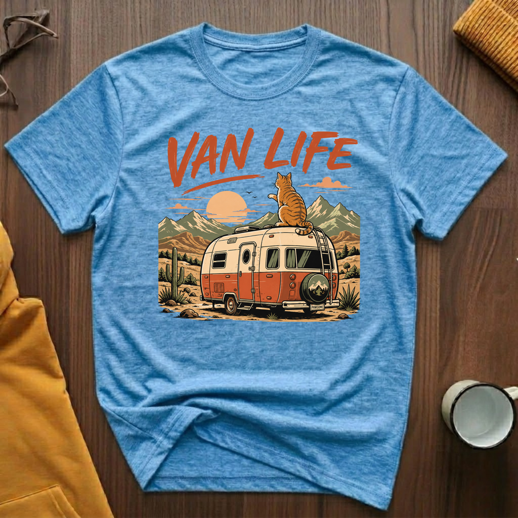 Van Life Cat T-Shirt