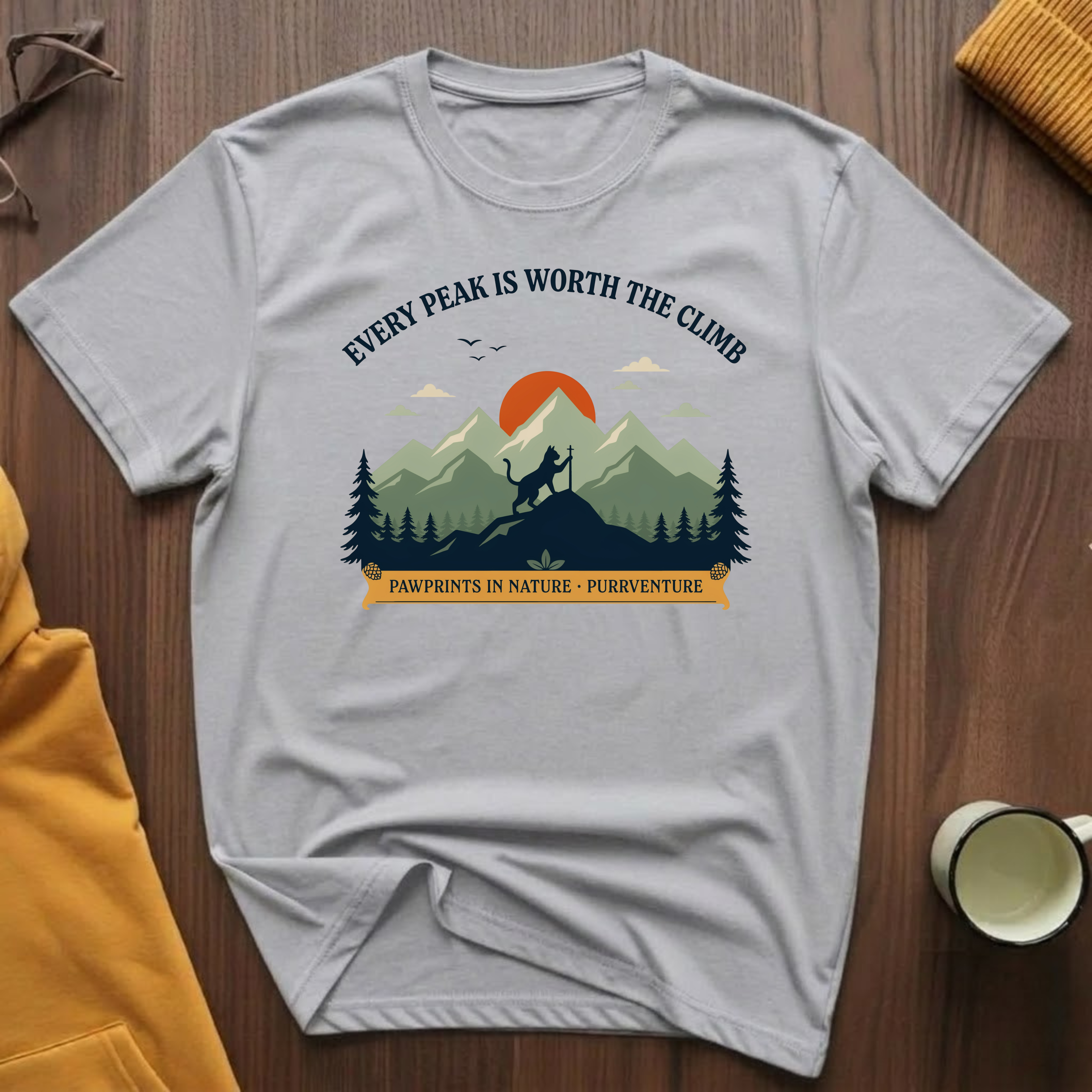 Pawprints In Nature T-Shirt