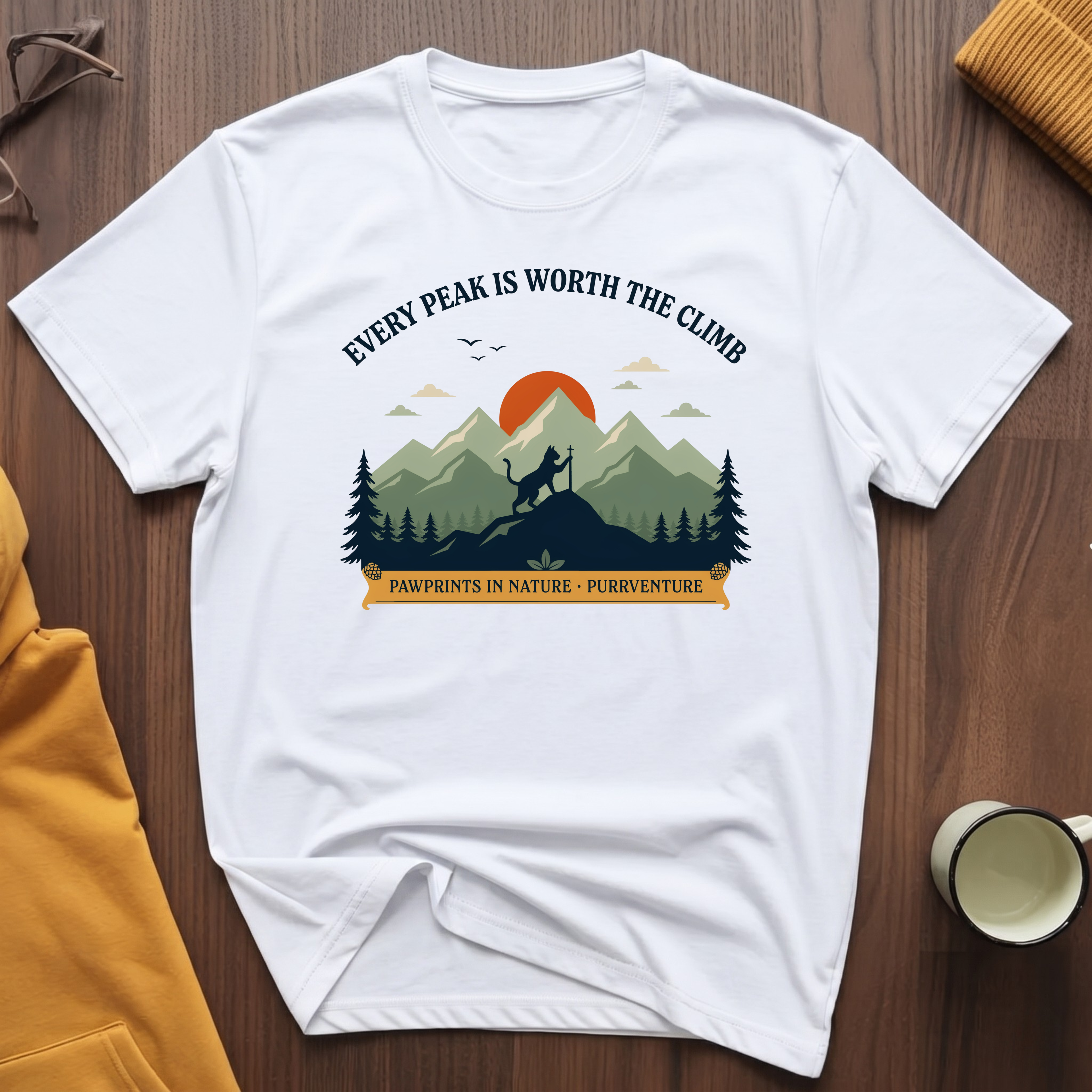 Pawprints In Nature T-Shirt