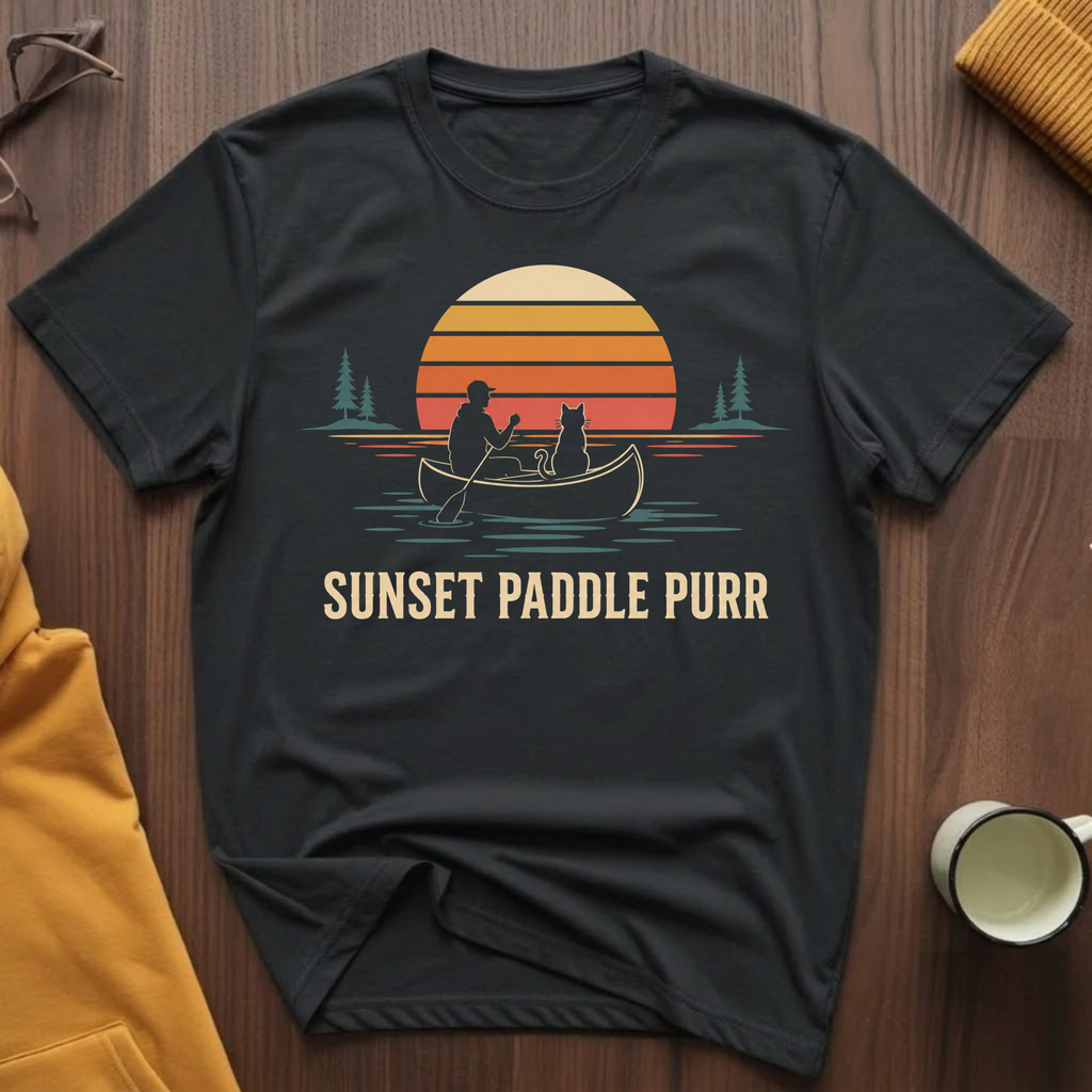 Sunset Paddle Purr T-Shirt