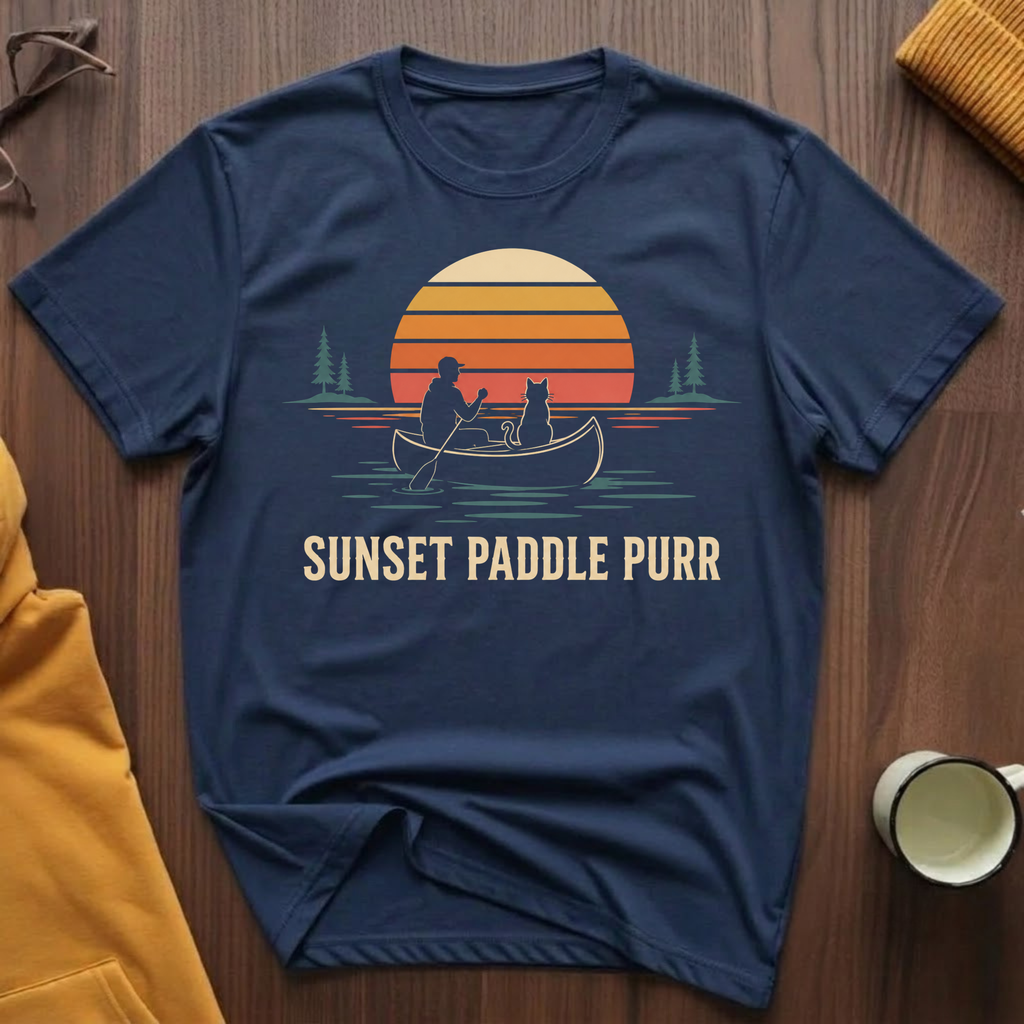 Sunset Paddle Purr T-Shirt