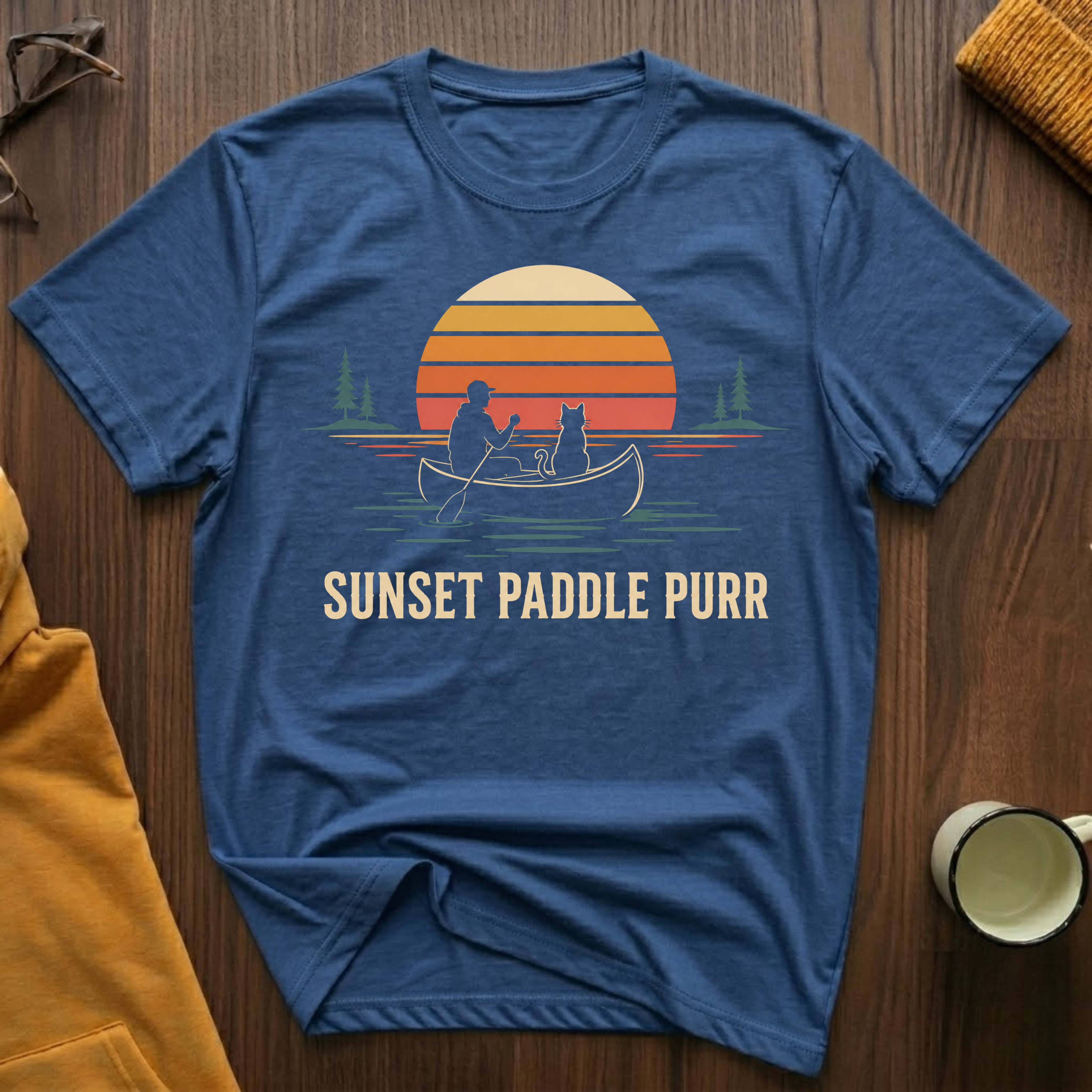 Sunset Paddle Purr T-Shirt