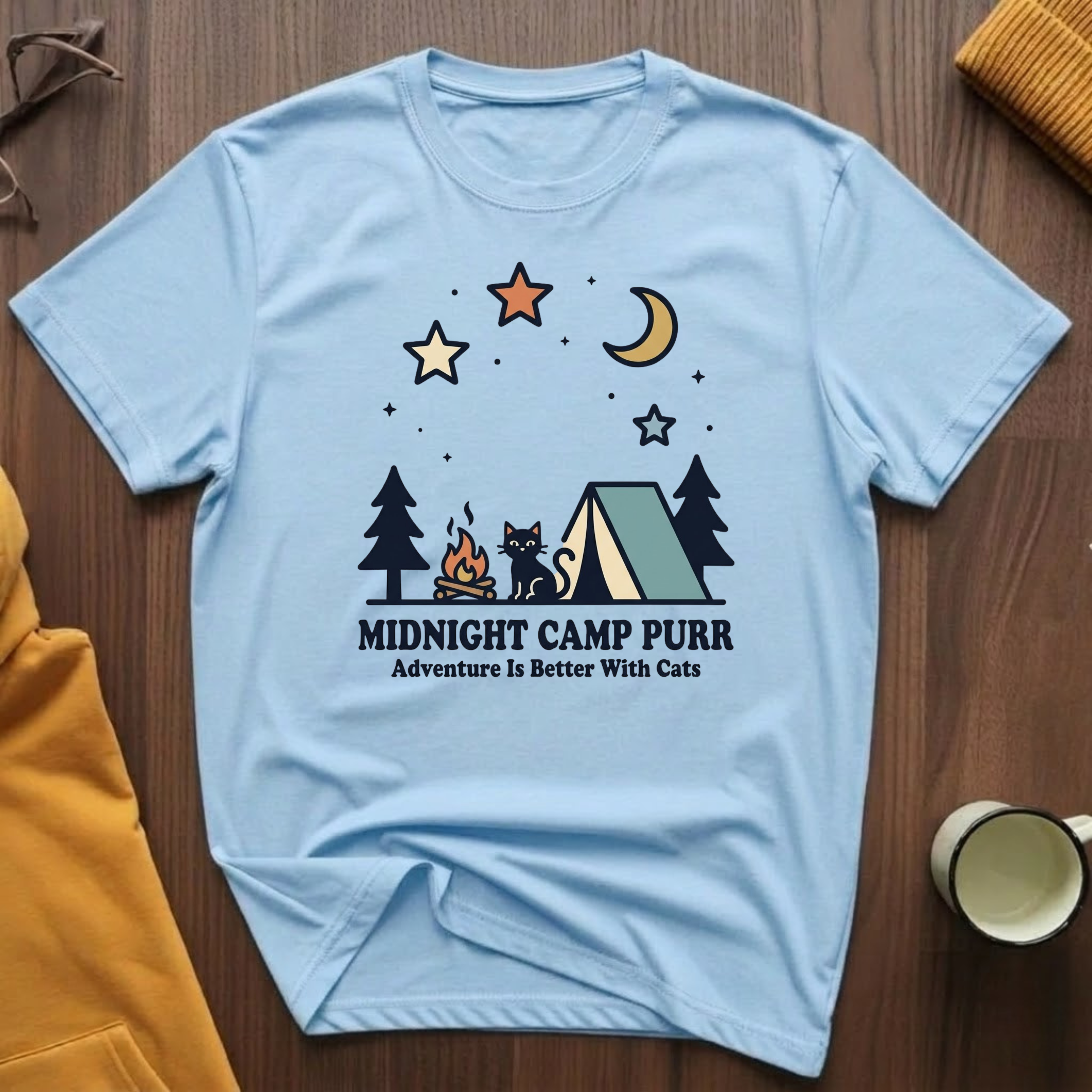 Midnight Camp Purr T-Shirt