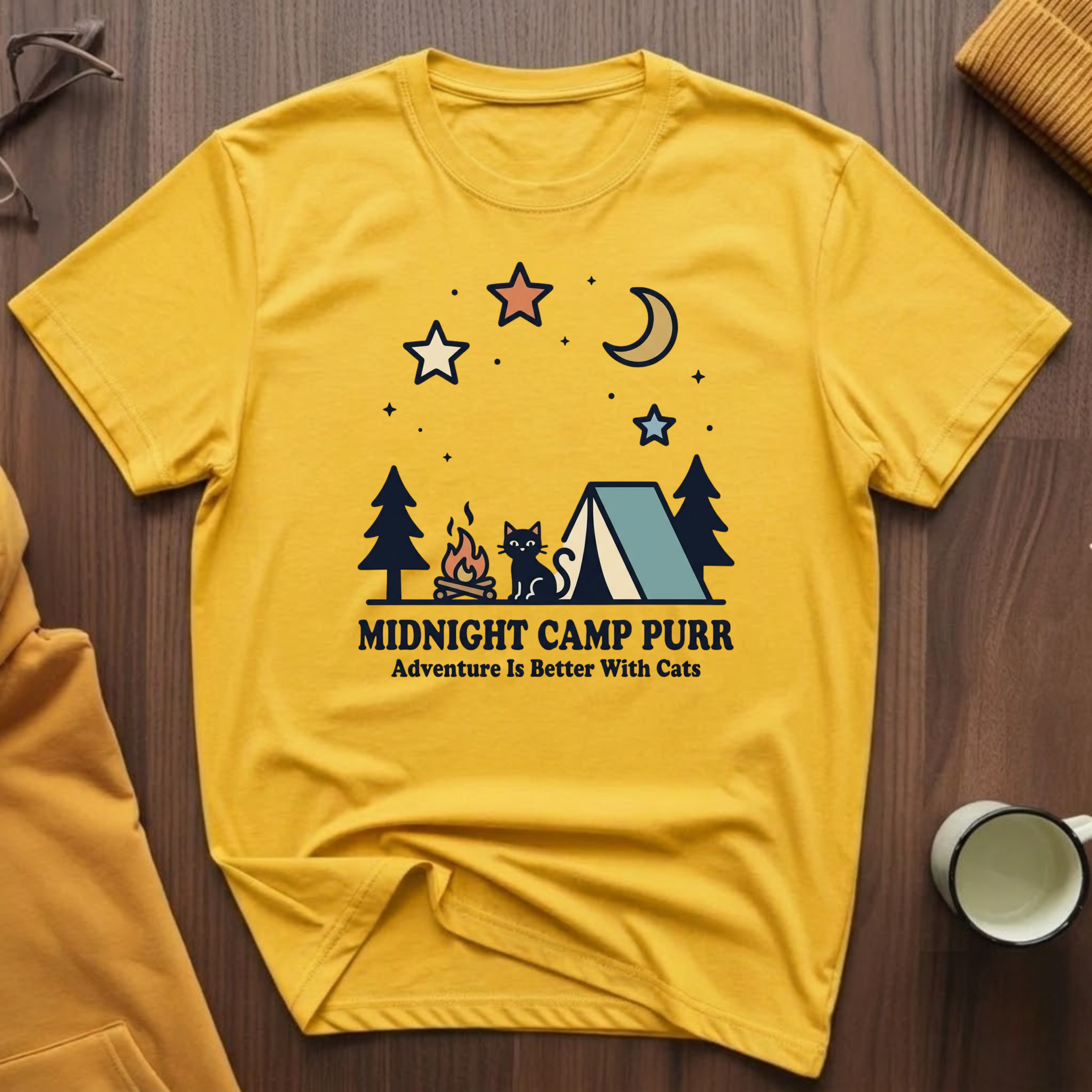 Midnight Camp Purr T-Shirt