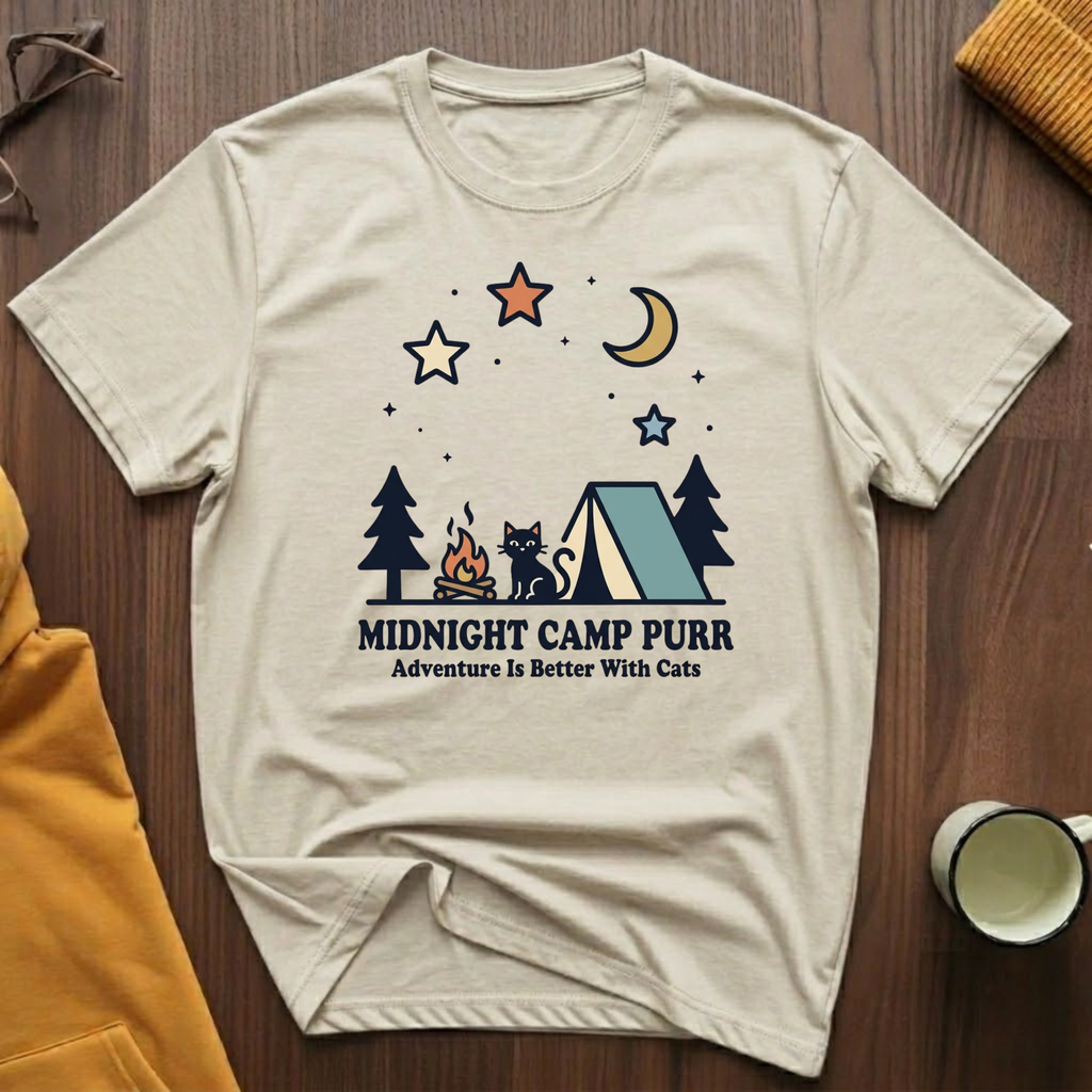 Midnight Camp Purr T-Shirt
