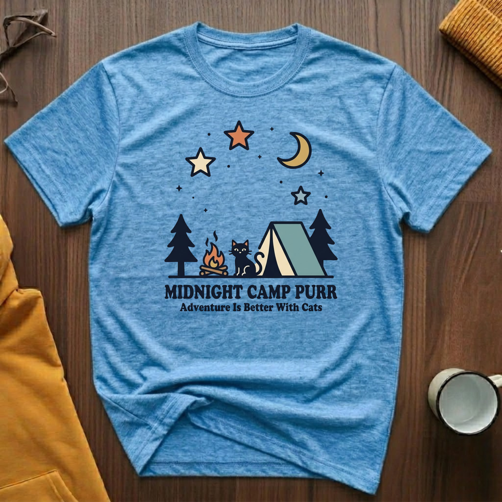 Midnight Camp Purr T-Shirt
